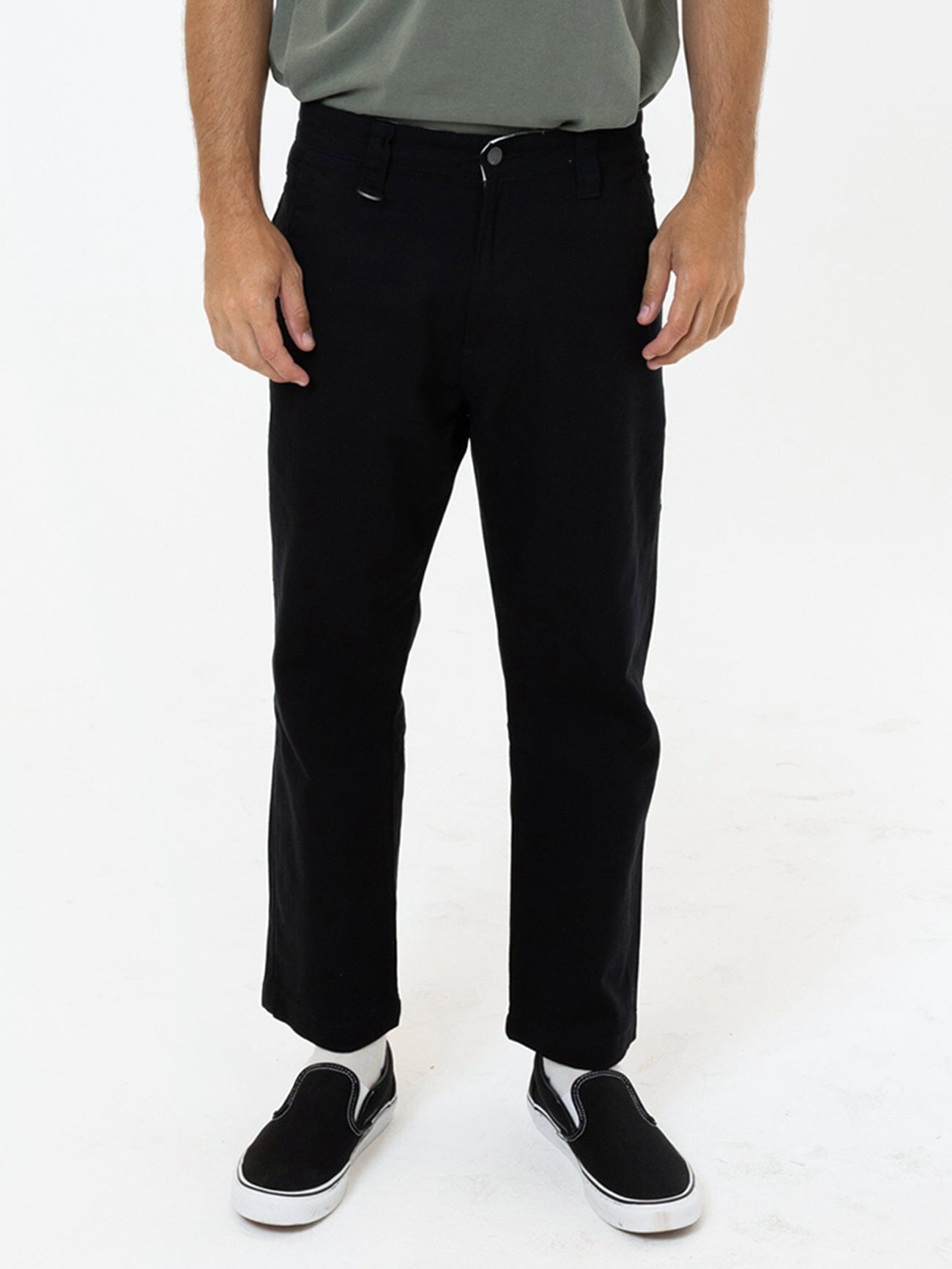 Thrills Union Work Chino - Black