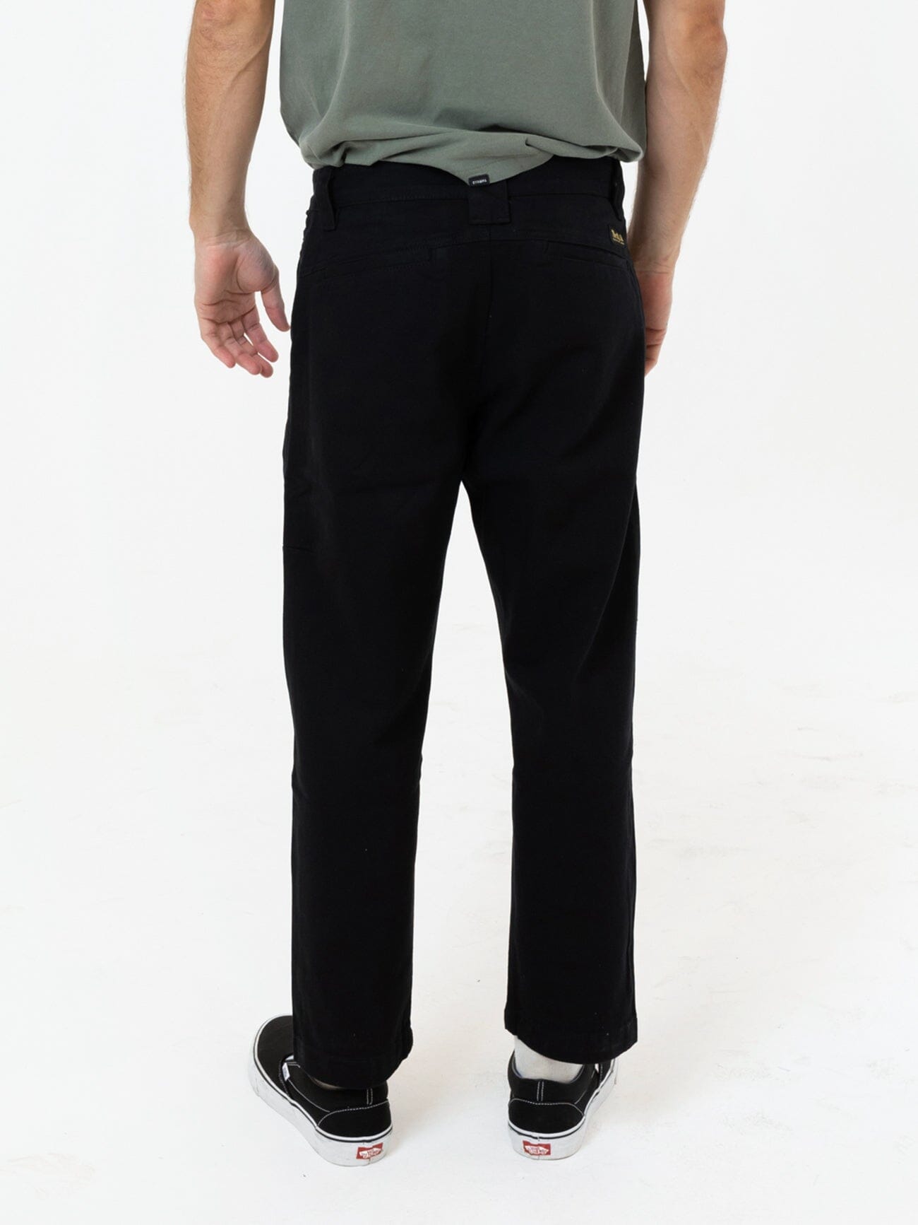 Thrills Union Work Chino - Black