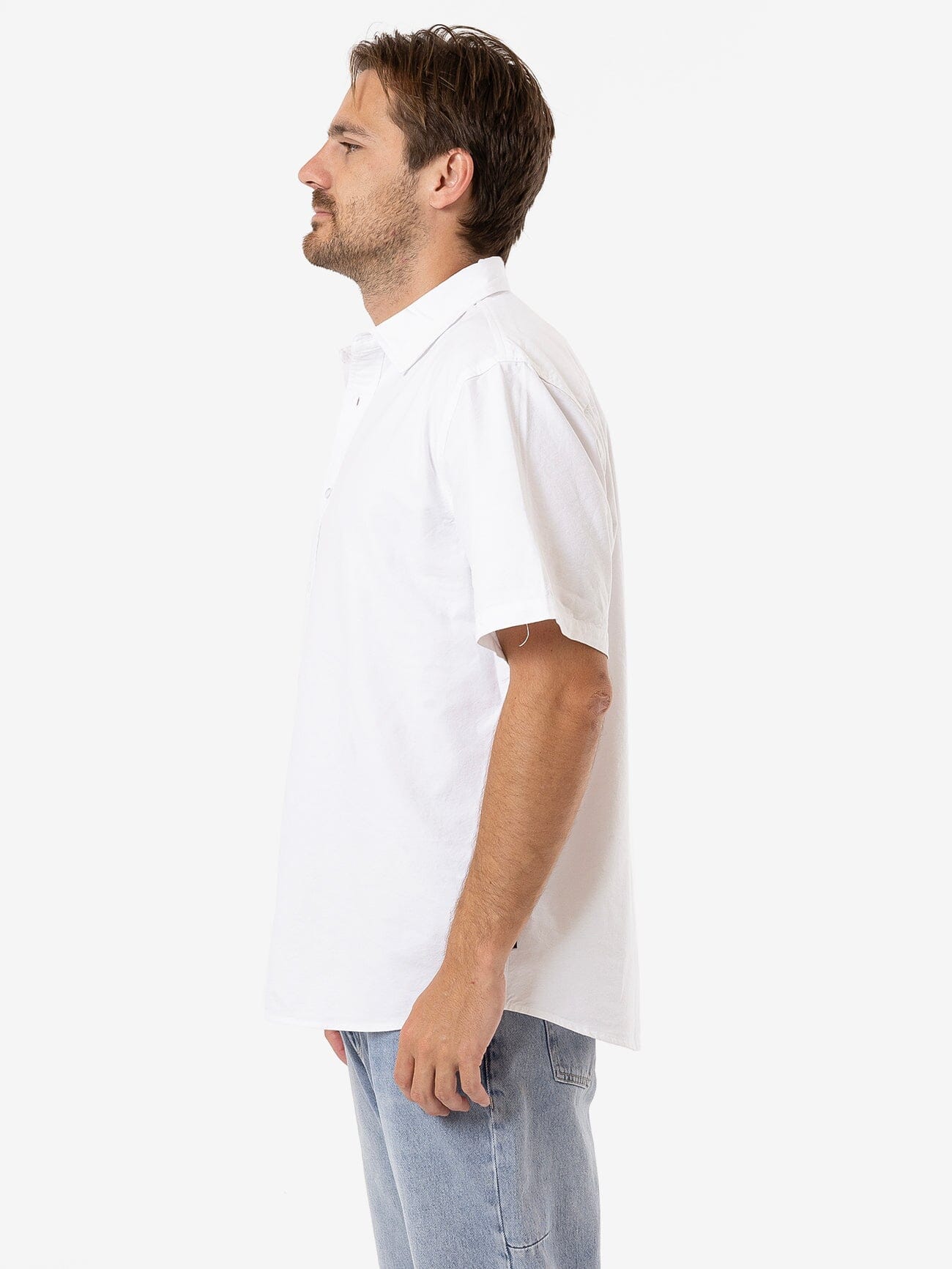 Occasions Oxford Short Sleeve Shirt - White