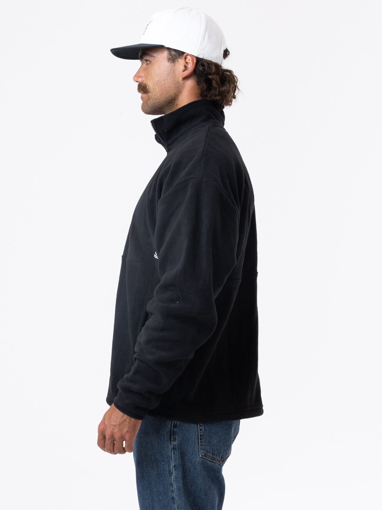 Cortex Quarter Zip Polar Fleece - Black