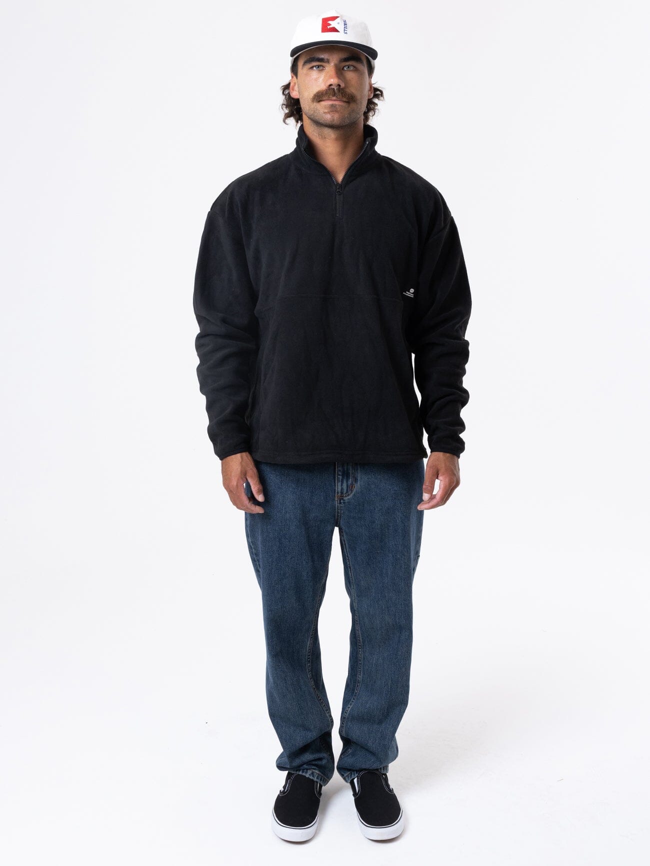 Cortex Quarter Zip Polar Fleece - Black