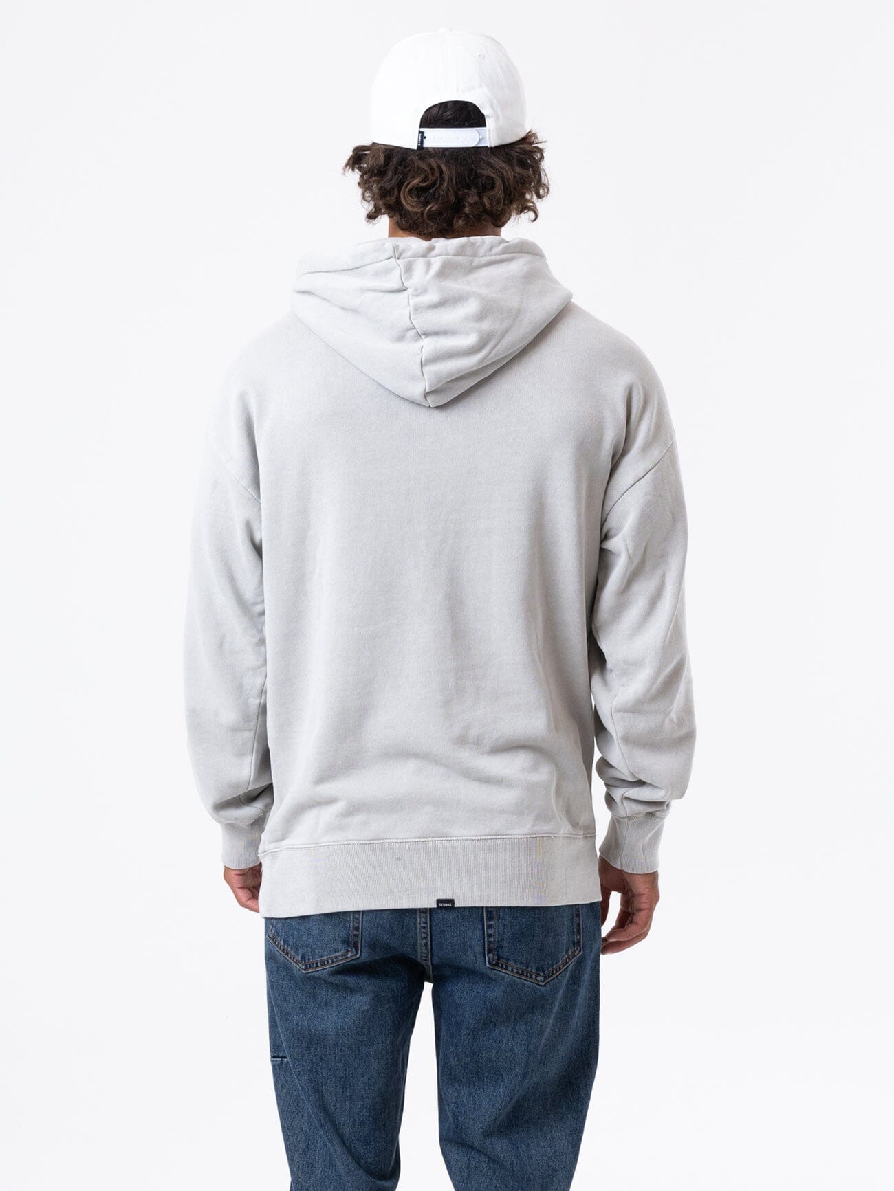 Minimal Thrills Slouch Pull On Hood - Oyster Grey