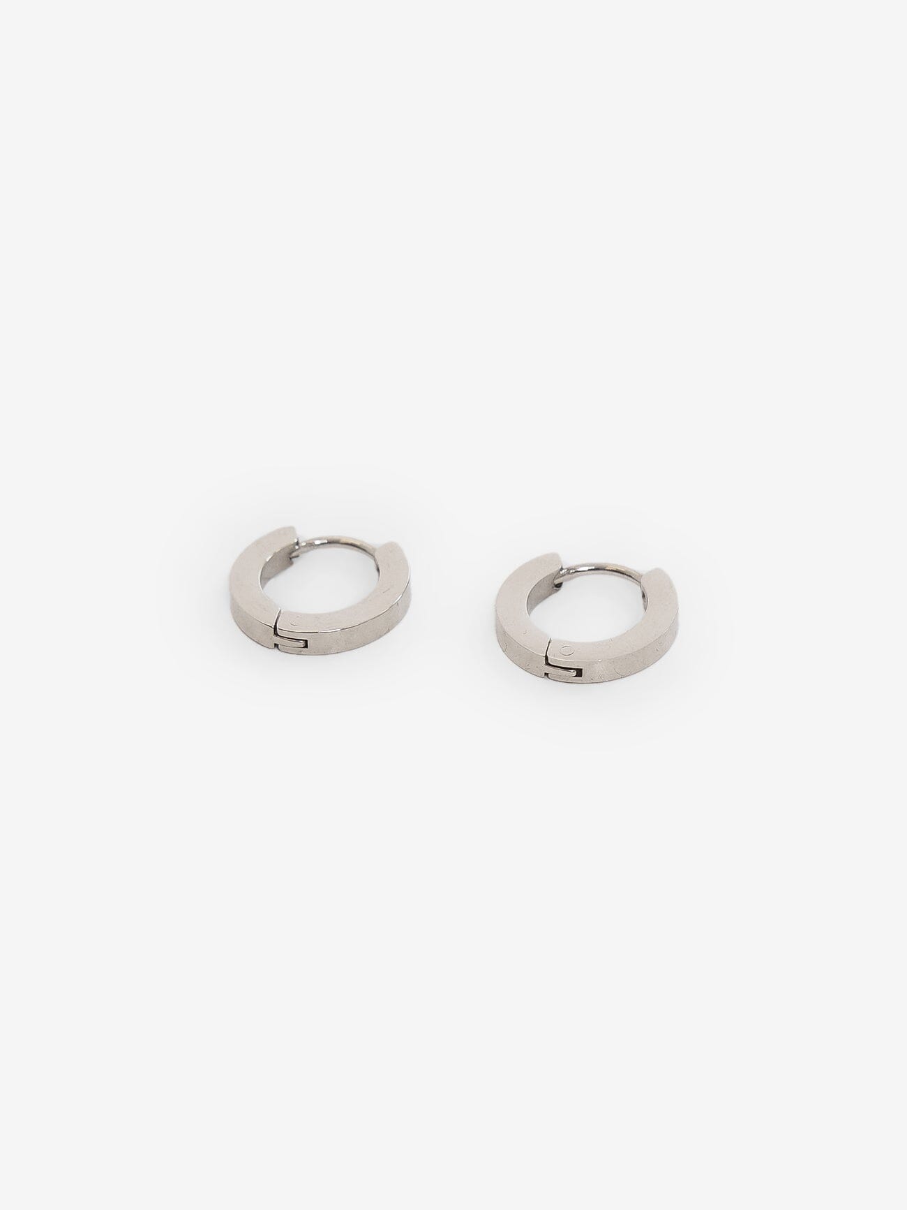 Ace Hoops - Silver - 10mm - Margaux Lee