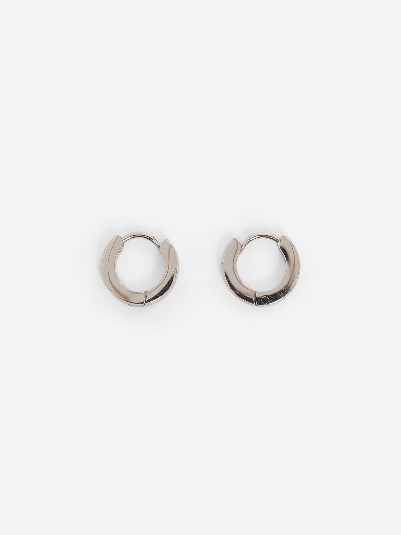 Ace Hoops - Silver - 8mm - Margaux Lee