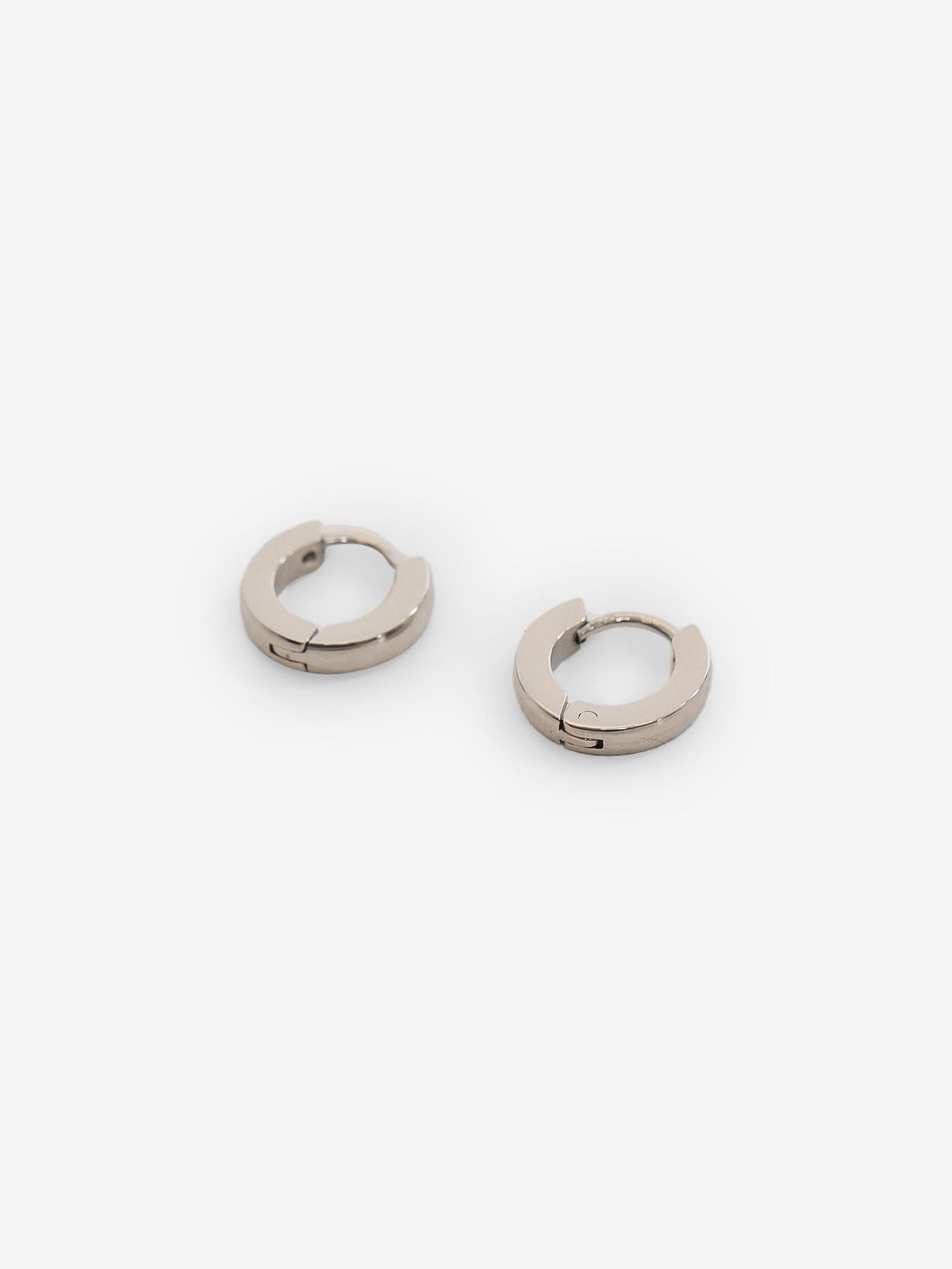 Ace Hoops - Silver - 8mm - Margaux Lee