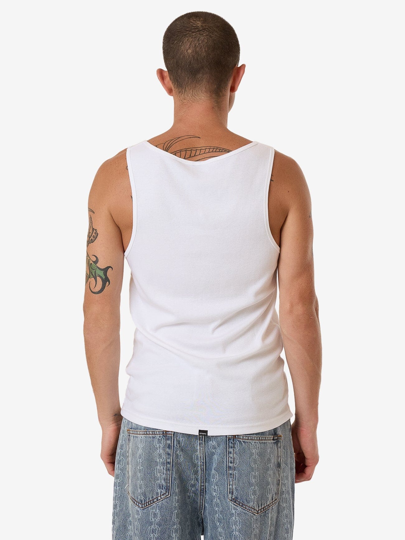 Endless Rib Tank - White XS