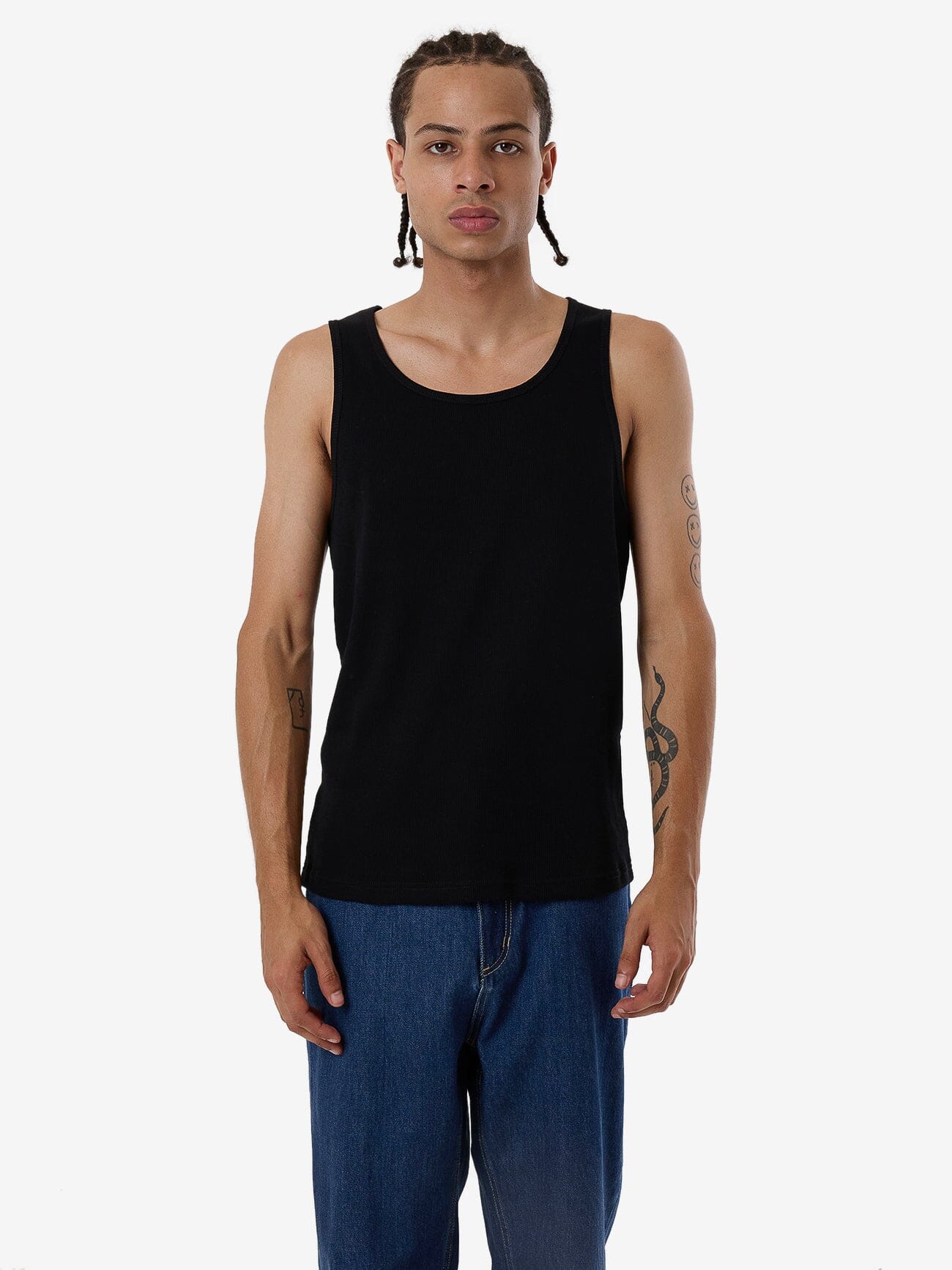 Endless Rib Tank - Black