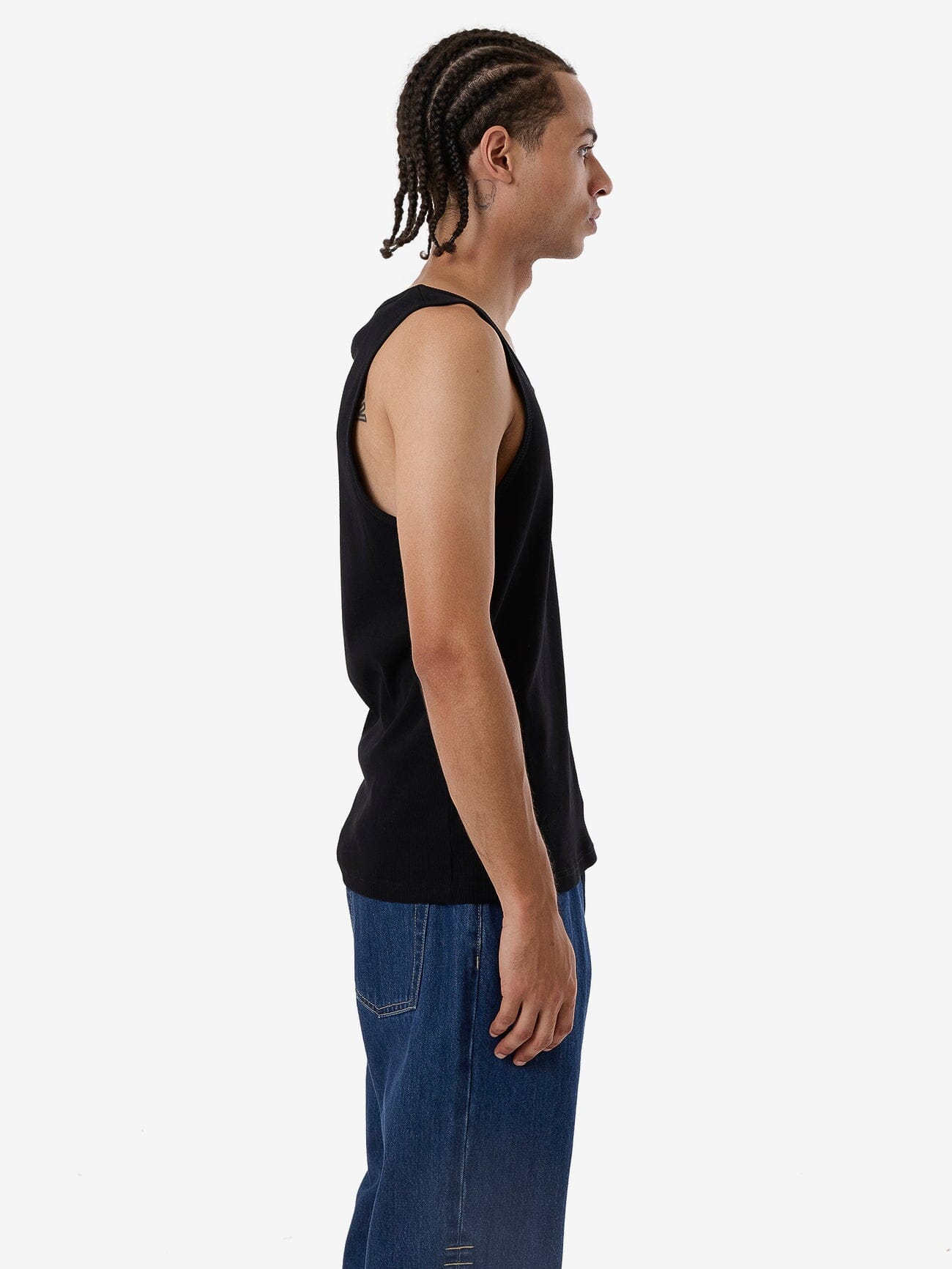 Endless Rib Tank - Black