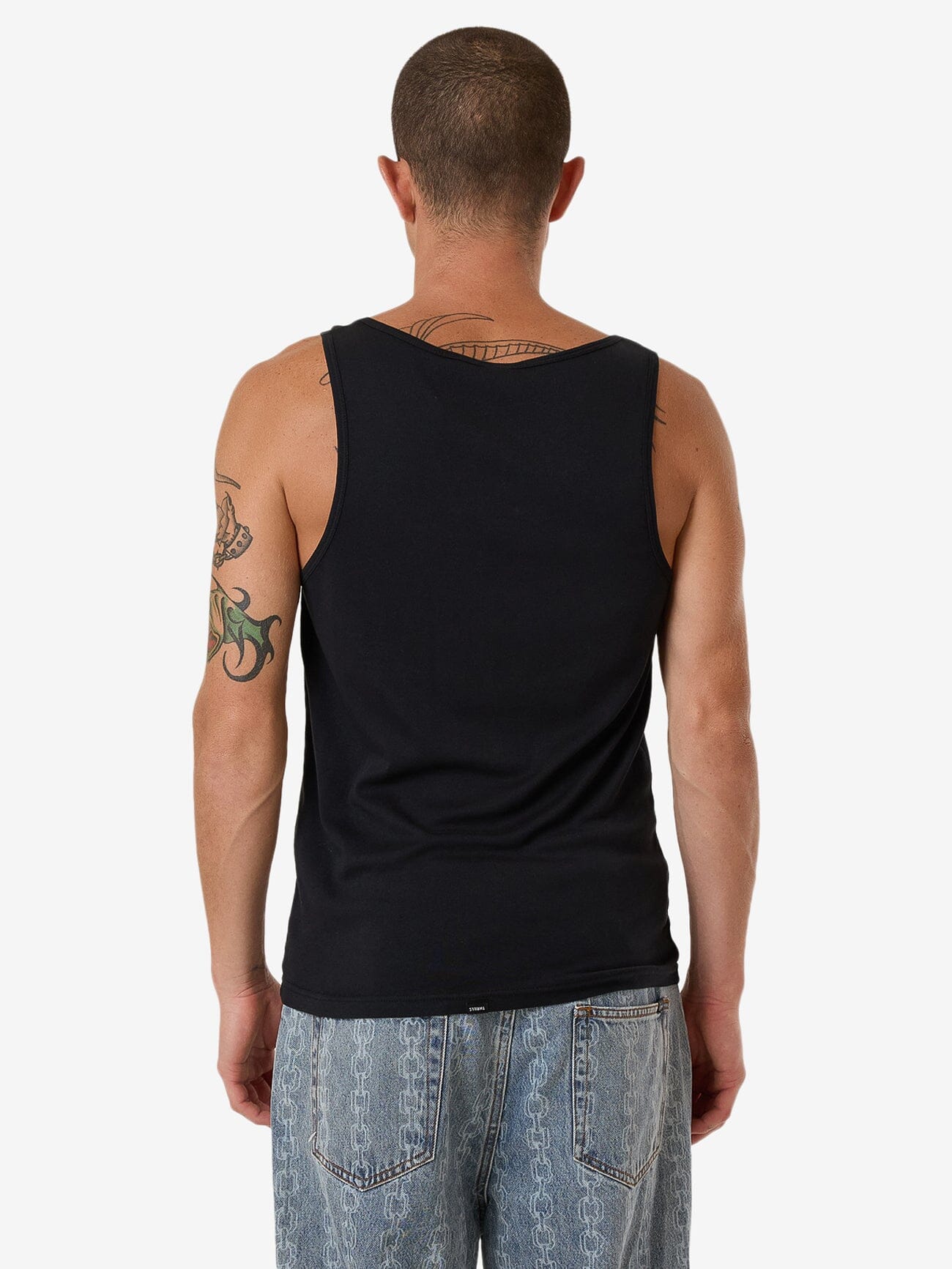 Endless Rib Tank - Black XS