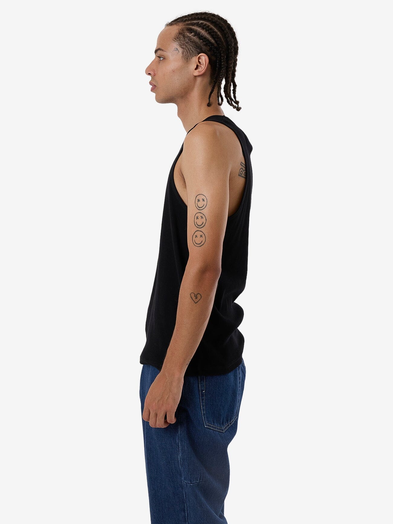 Endless Rib Tank - Black