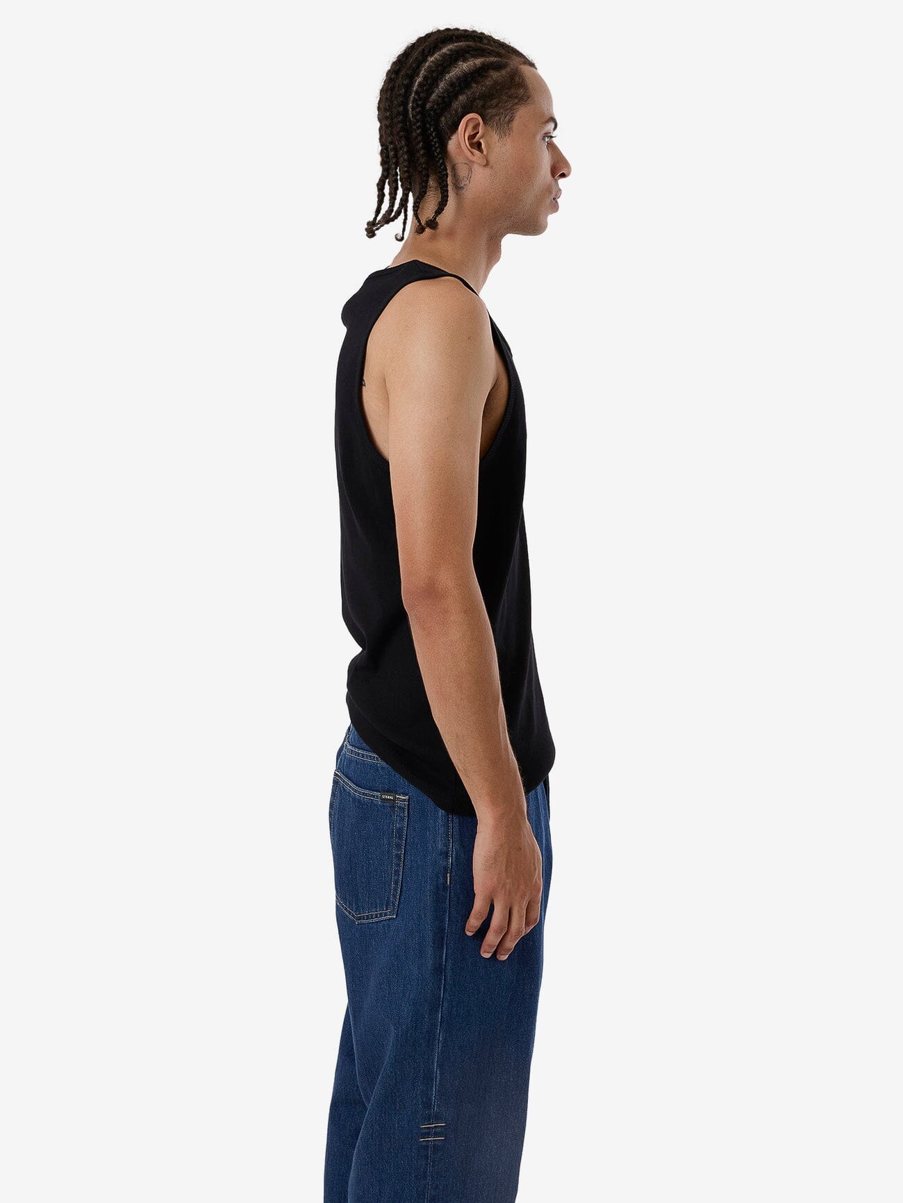 Endless Rib Tank - Black