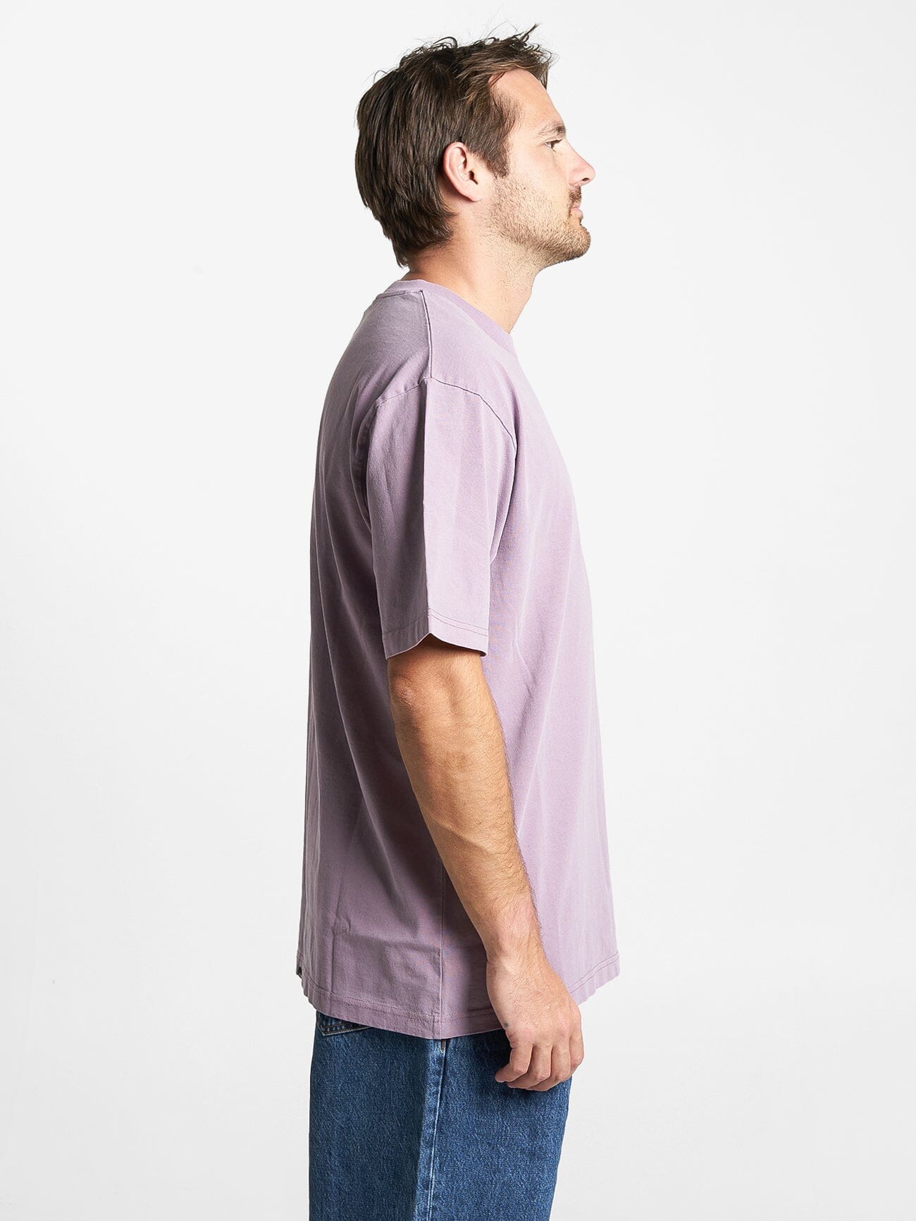 Thrills Military Oversize Fit Tee - Sea Fog