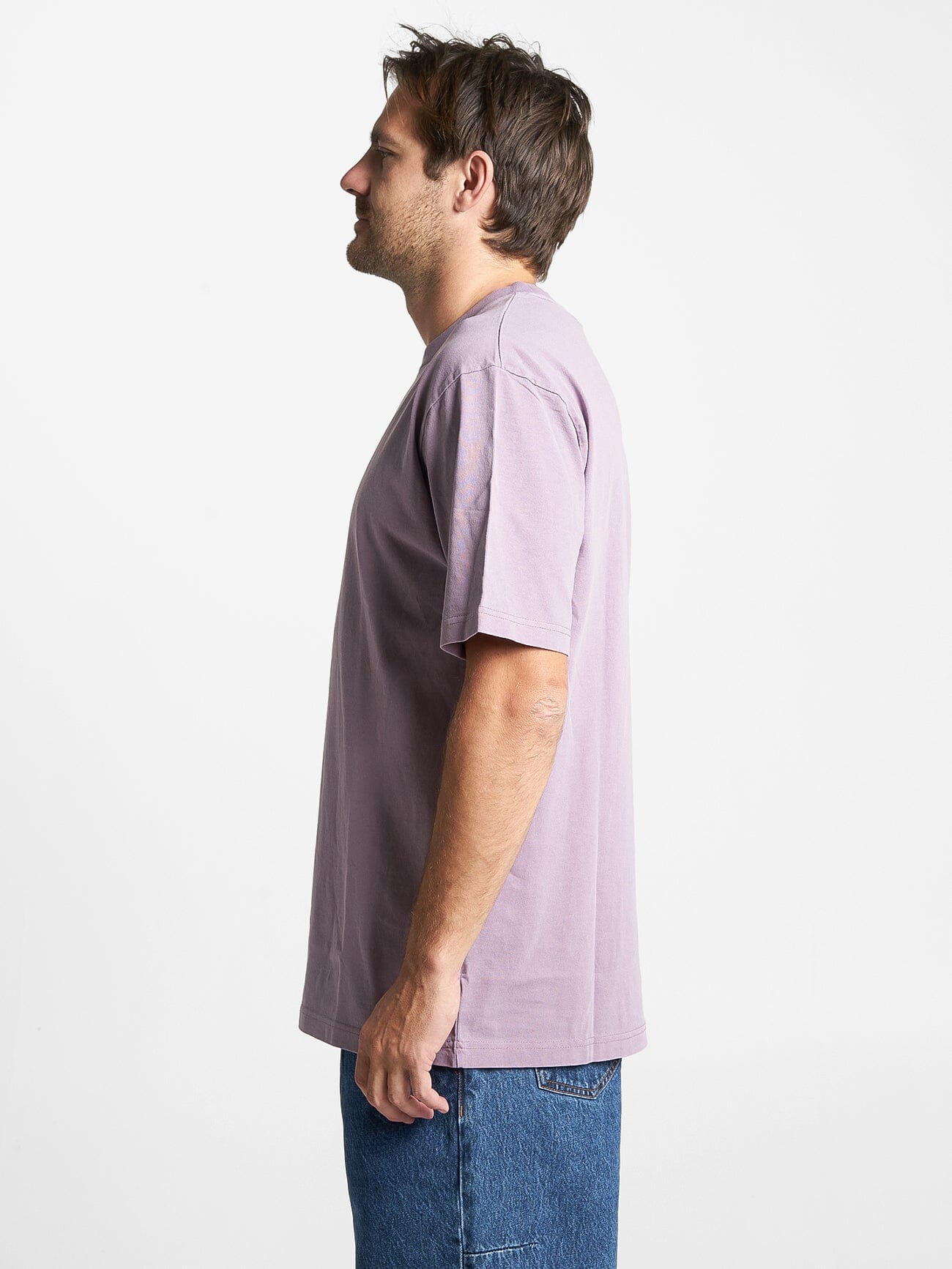 Thrills Military Oversize Fit Tee - Sea Fog