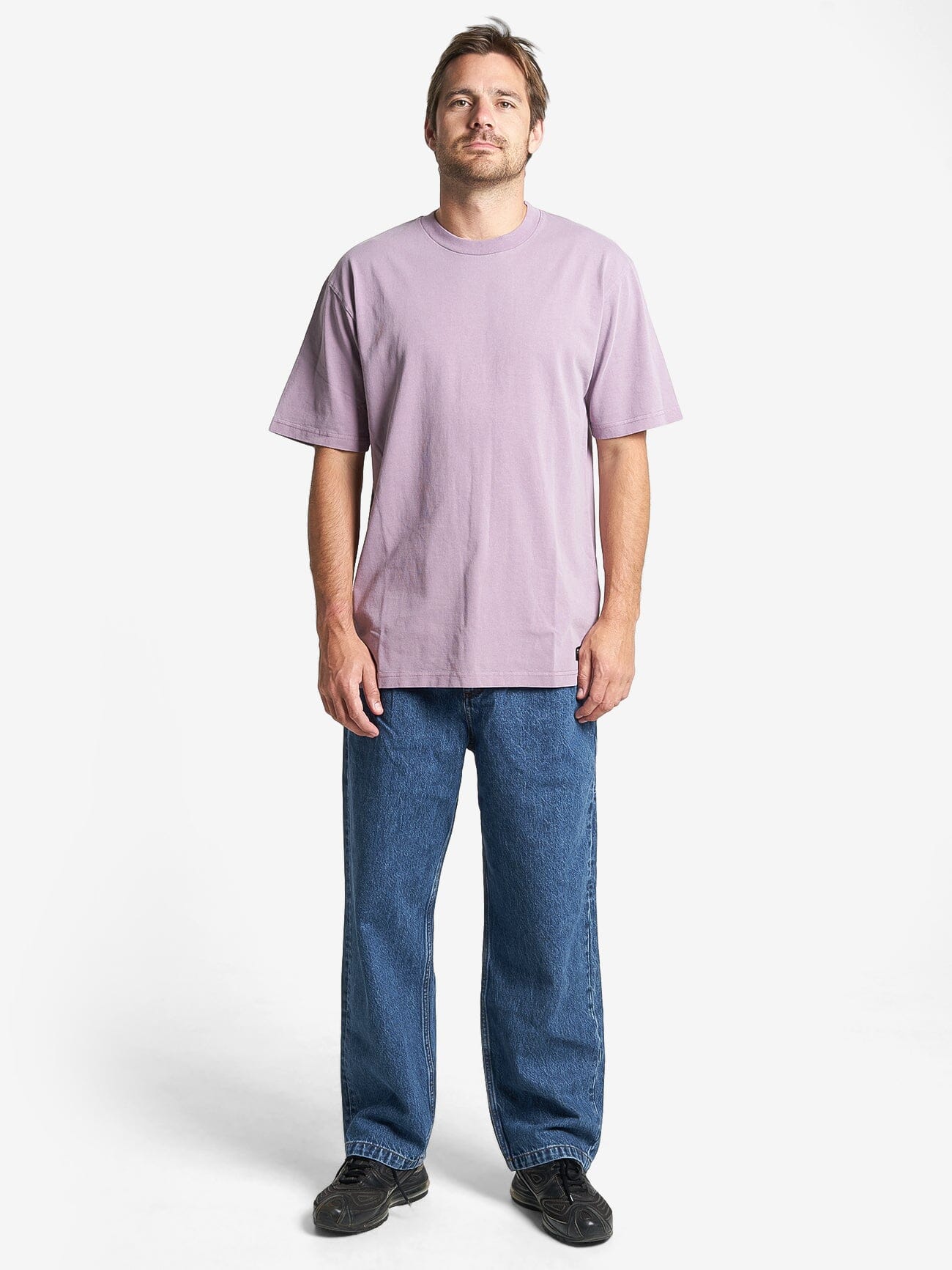 Thrills Military Oversize Fit Tee - Sea Fog