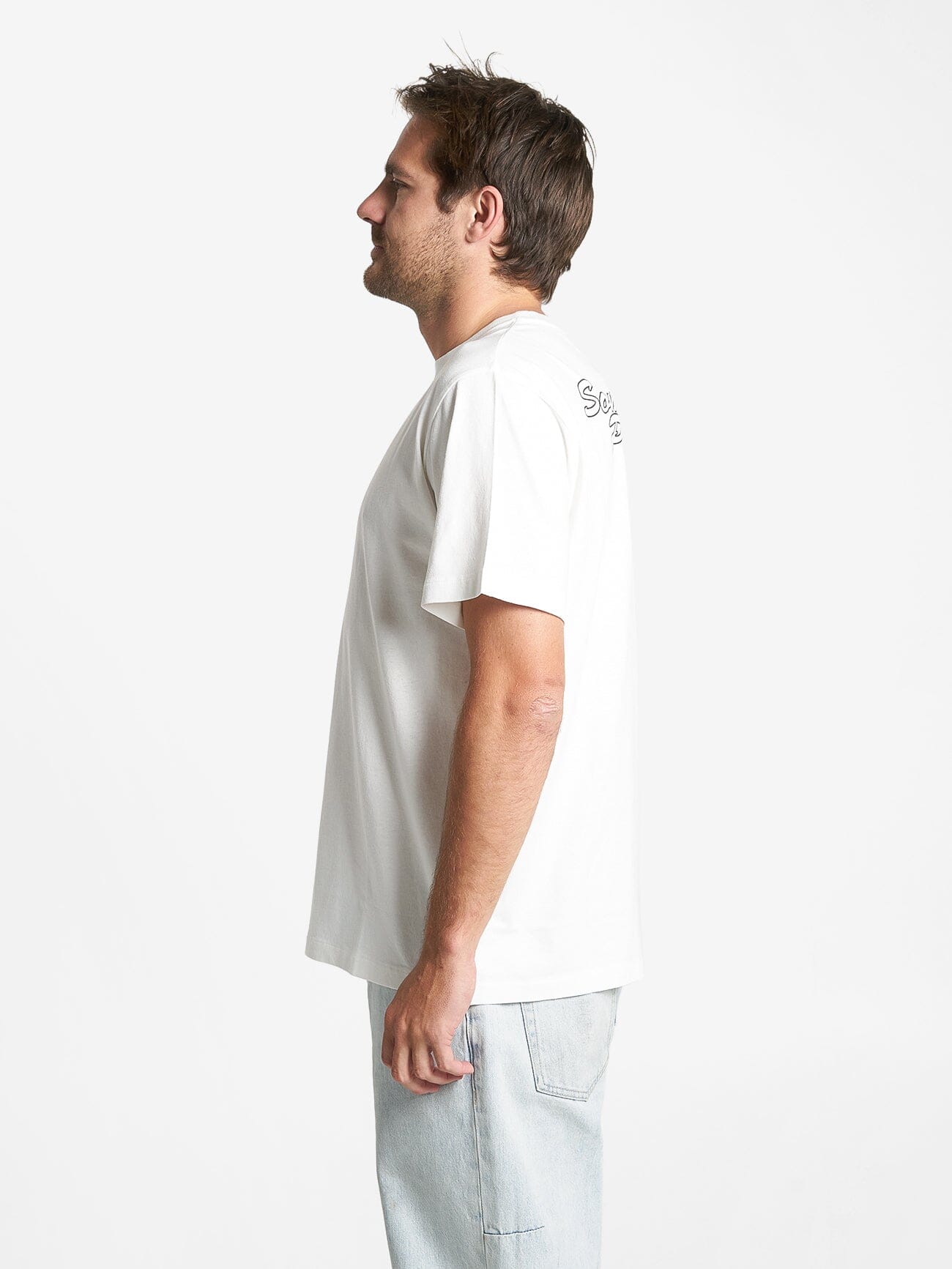 Destination Merch Fit Tee - Dirty White