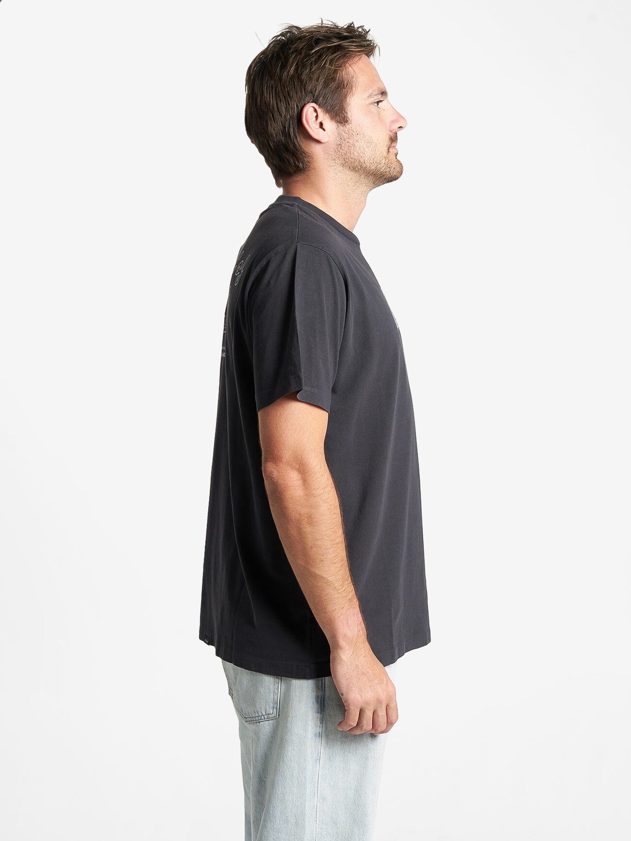 Destination Merch Fit Tee - Washed Black