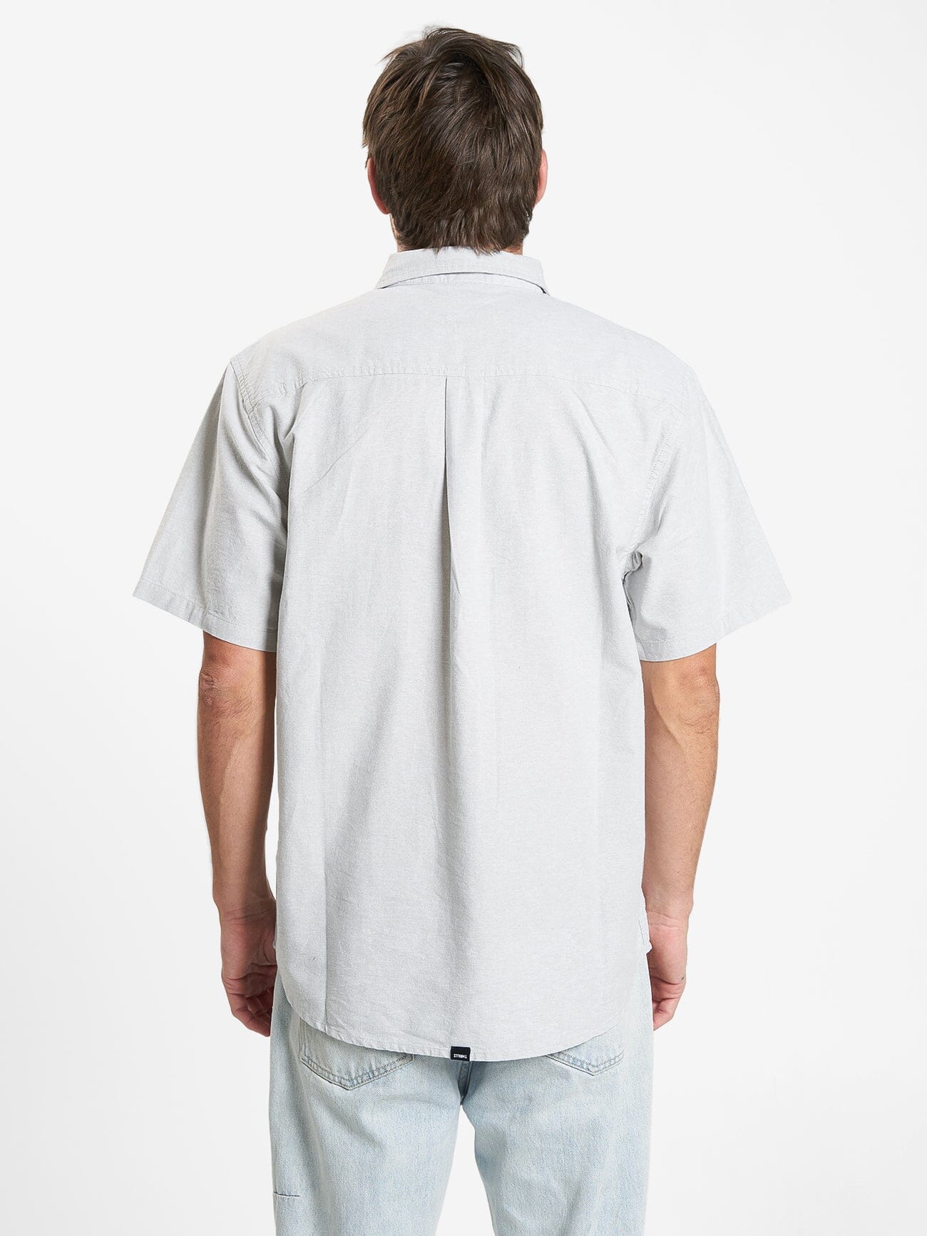 Occasions Oxford Short Sleeve Shirt - Abbey Stone