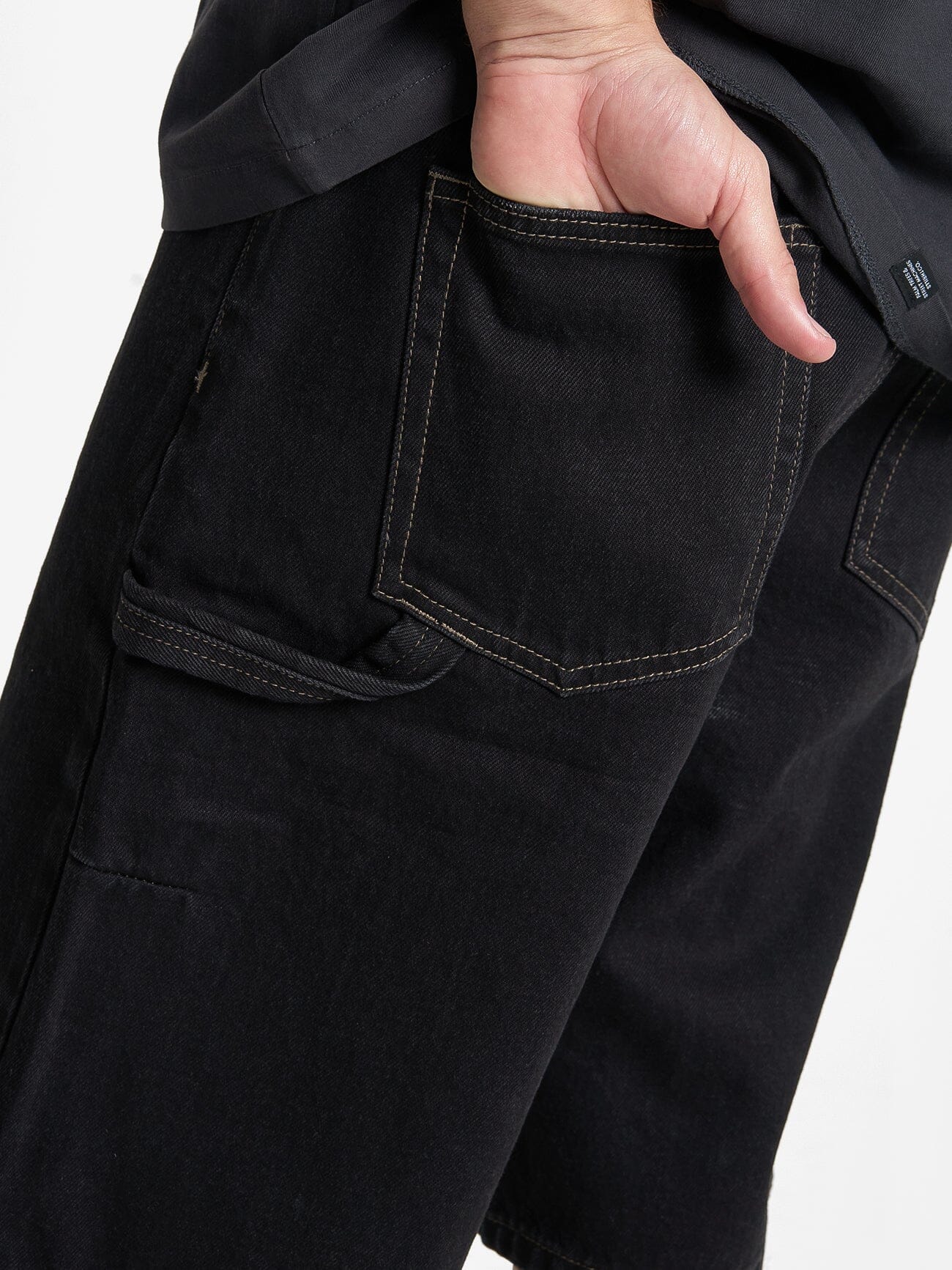 Big Slacker Denim Short - Black Rinse