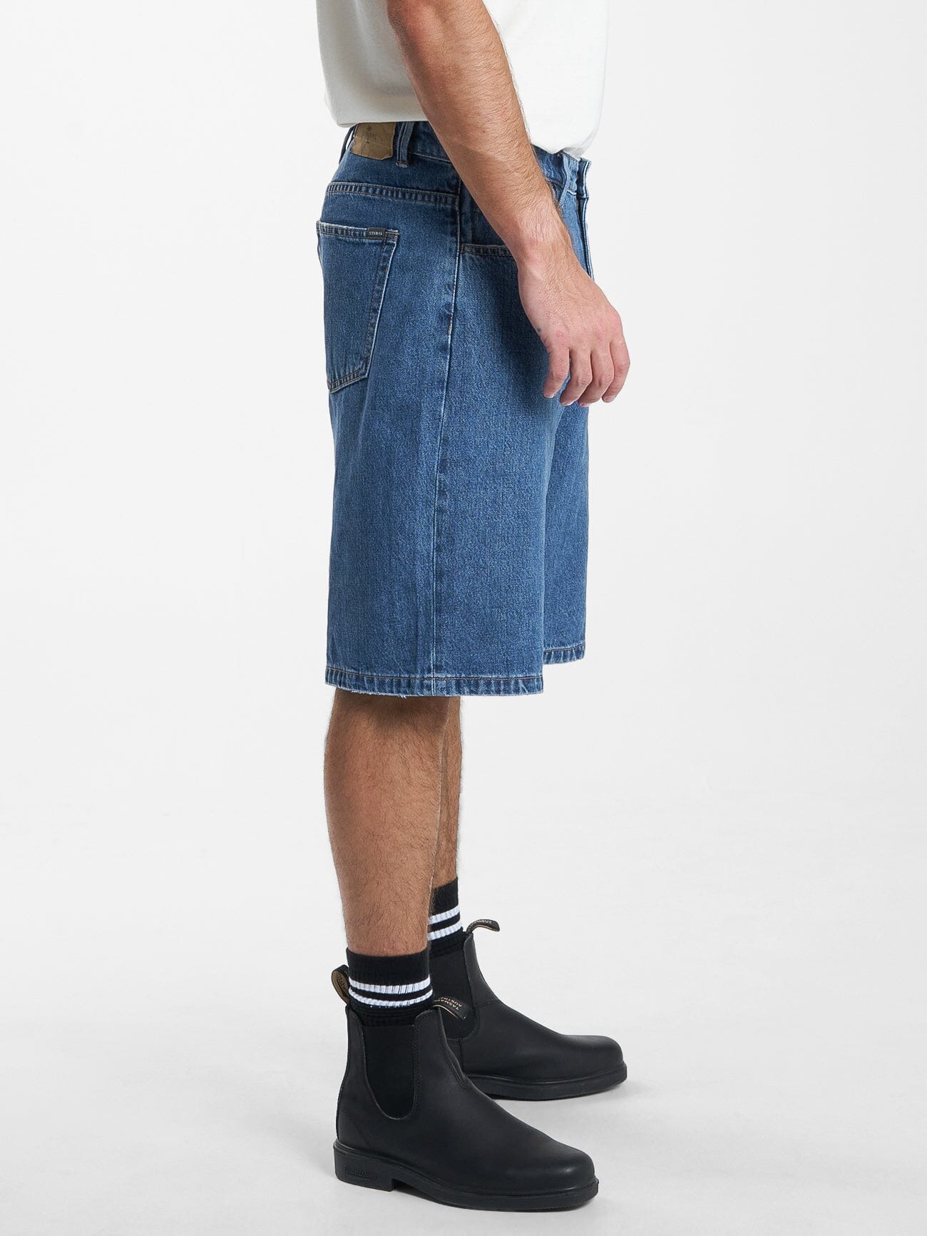 Big Slacker Denim Short - Rinsed Blues