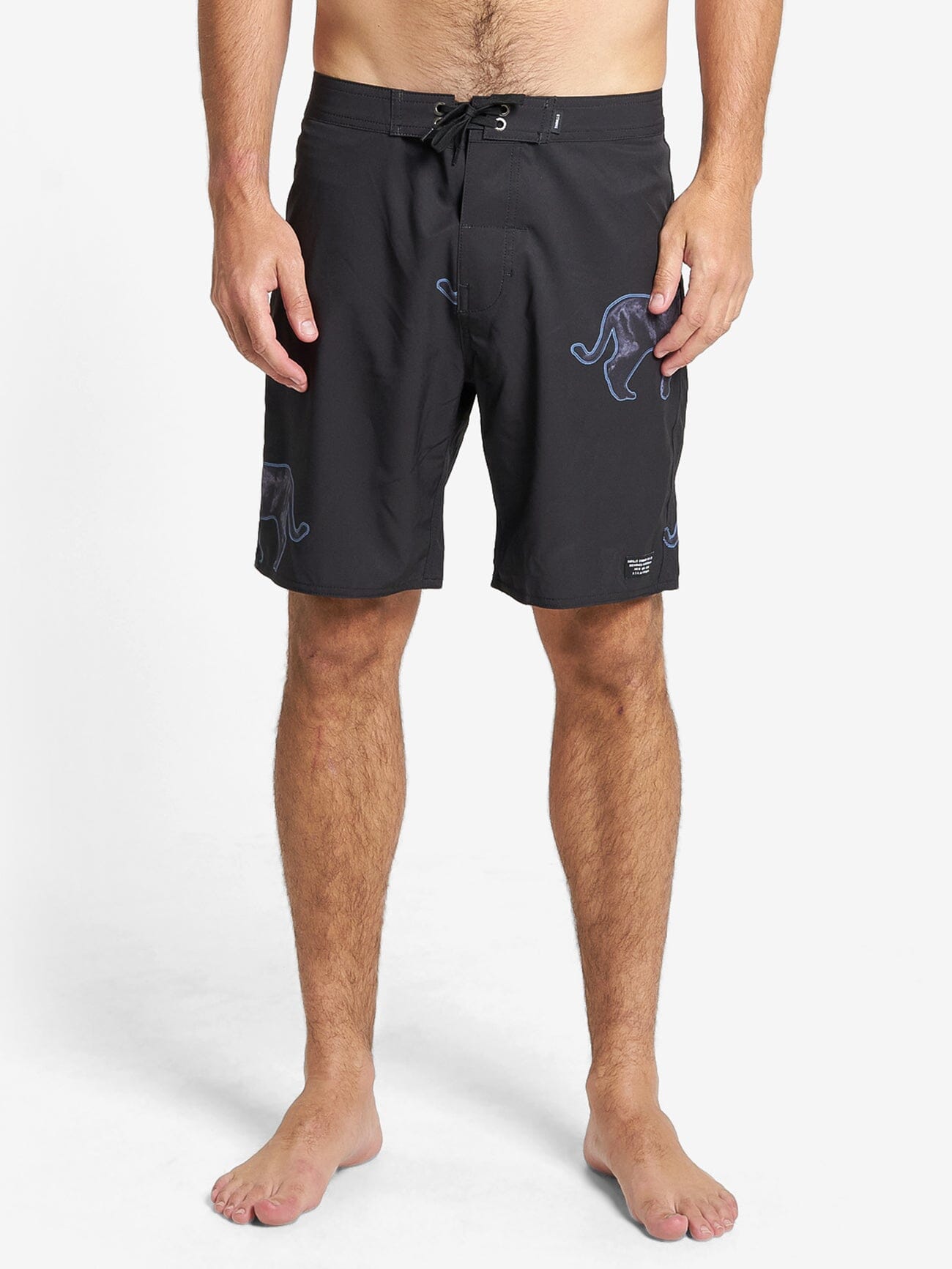 Midnight Runner Boardshort - Black