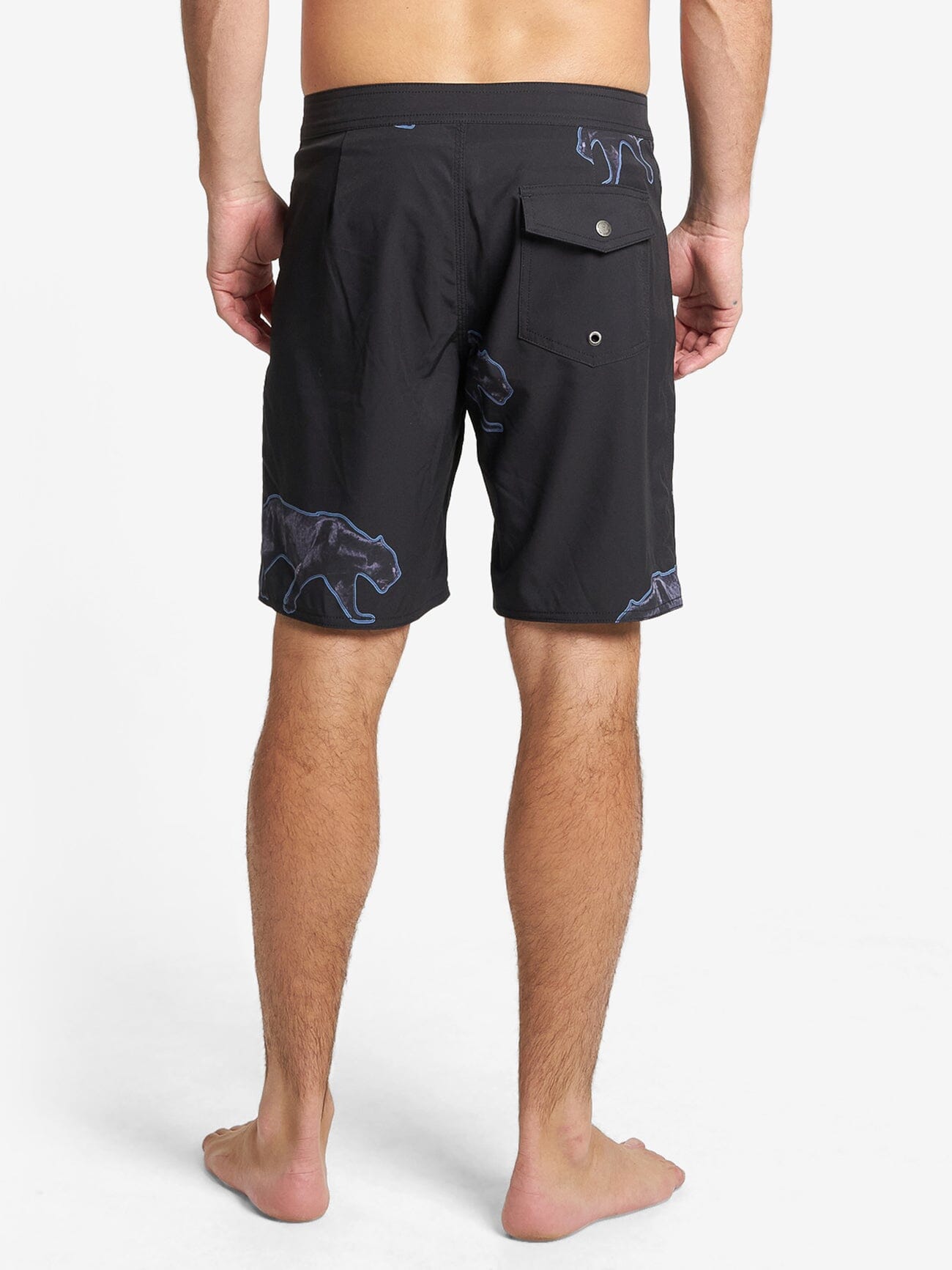 Midnight Runner Boardshort - Black