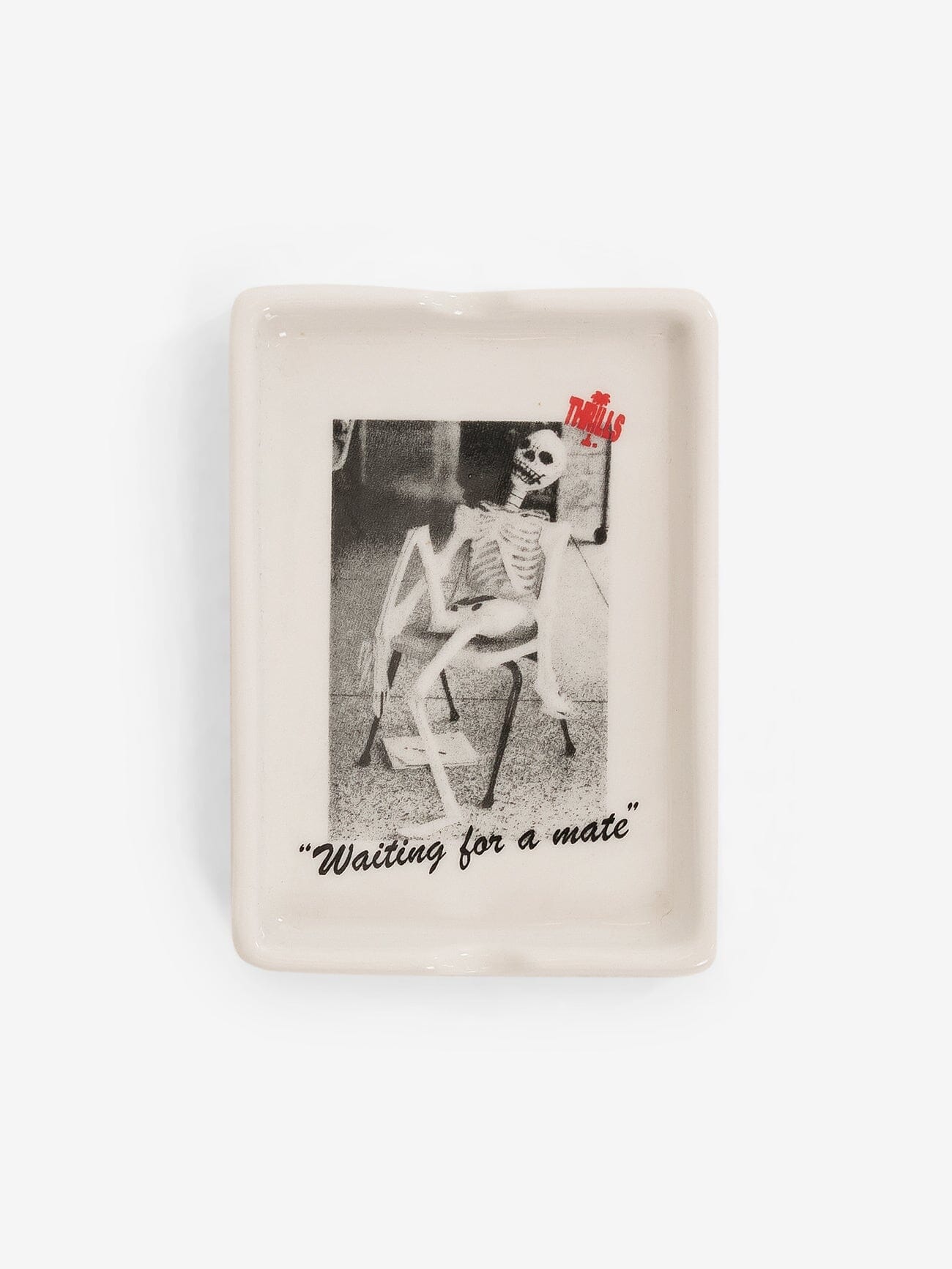 Left For Dead Ceramic Ash Tray - White One Size