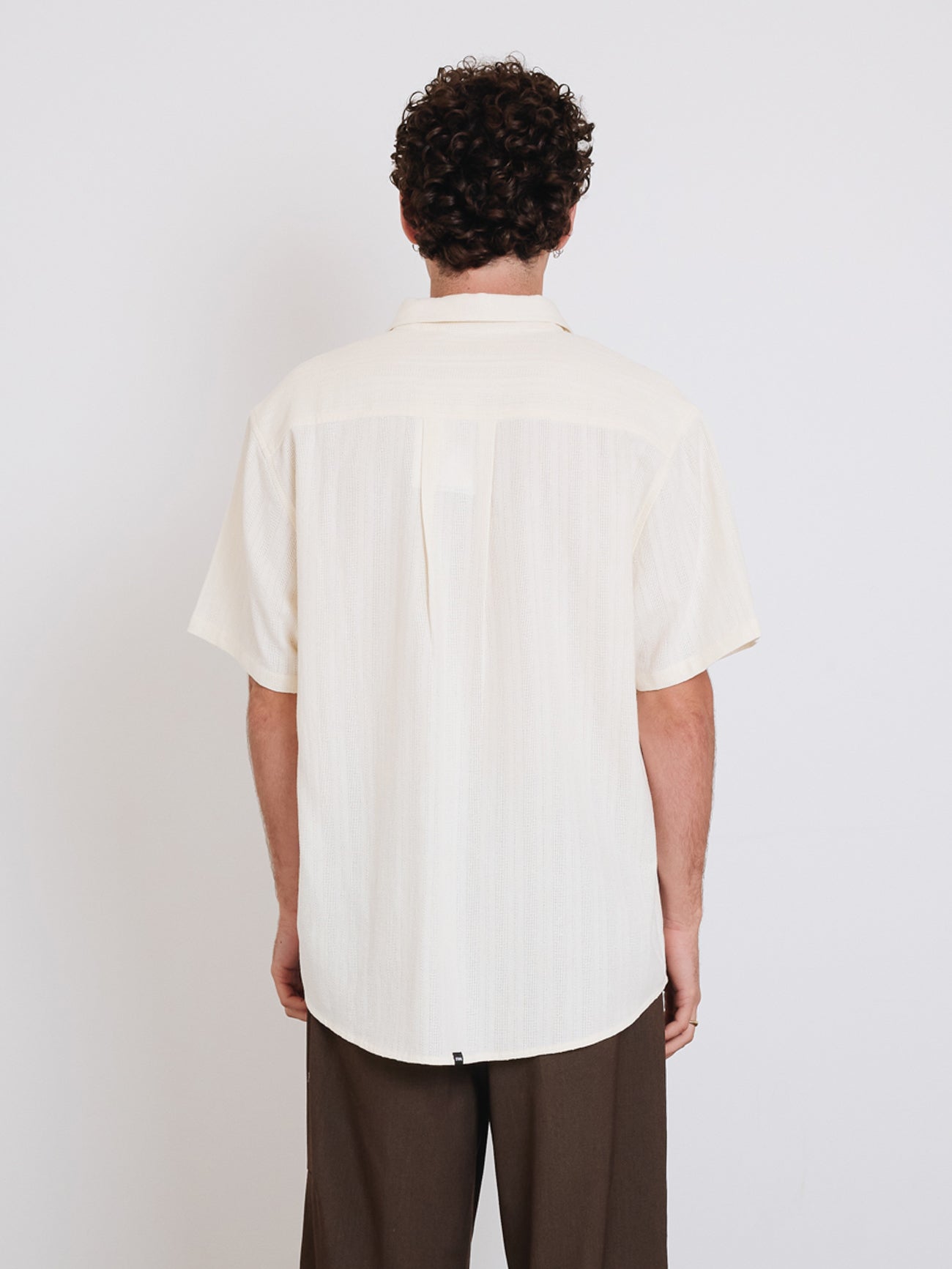 Unhinged Short Sleeve Shirt - Dirty White