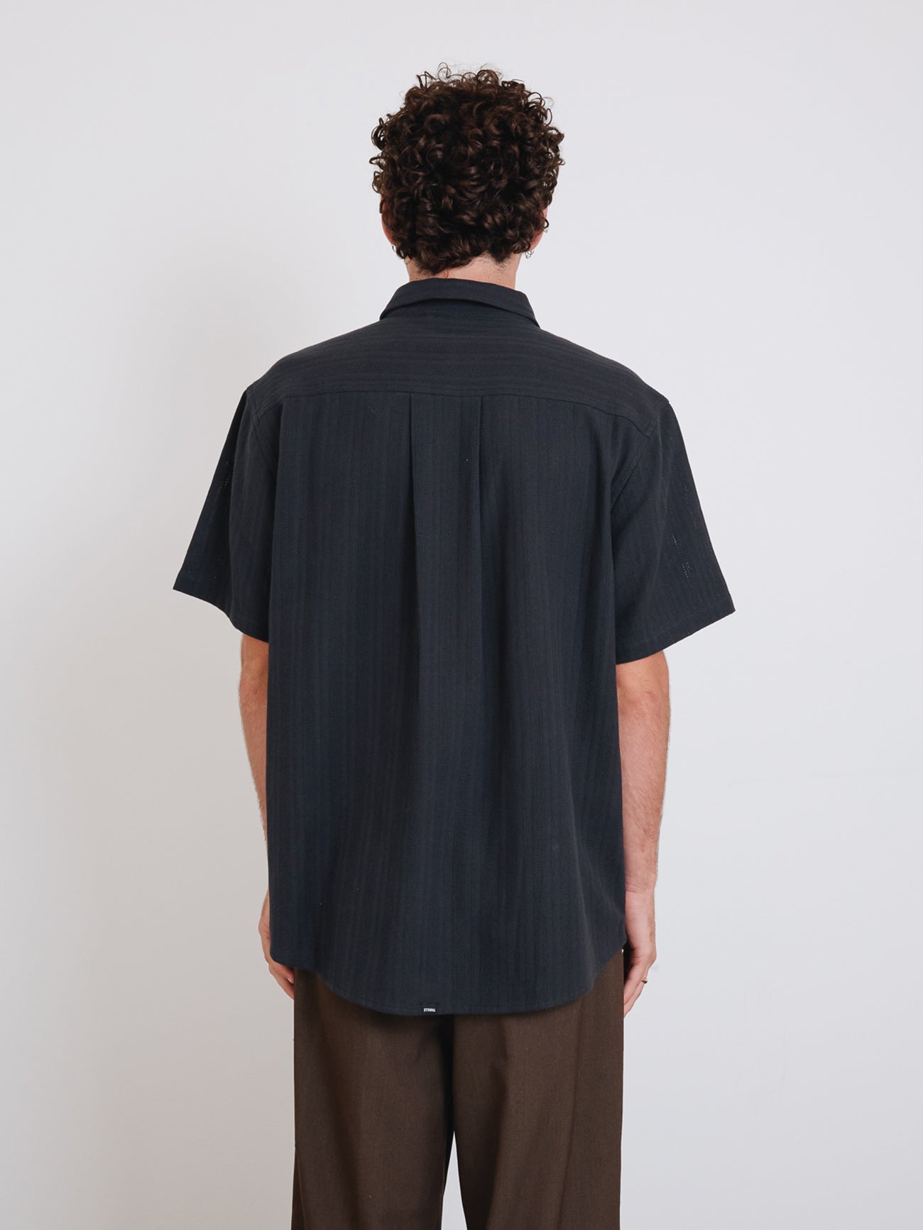 Unhinged Short Sleeve Shirt - Washed Black