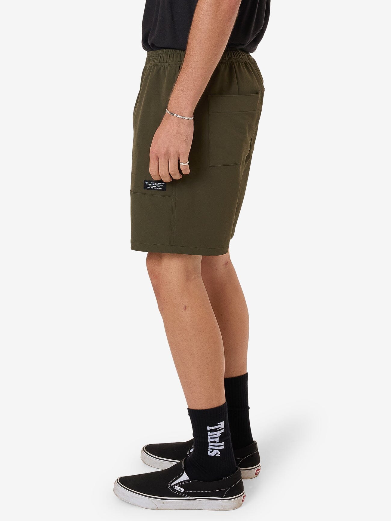 Hidden Short - Army Green