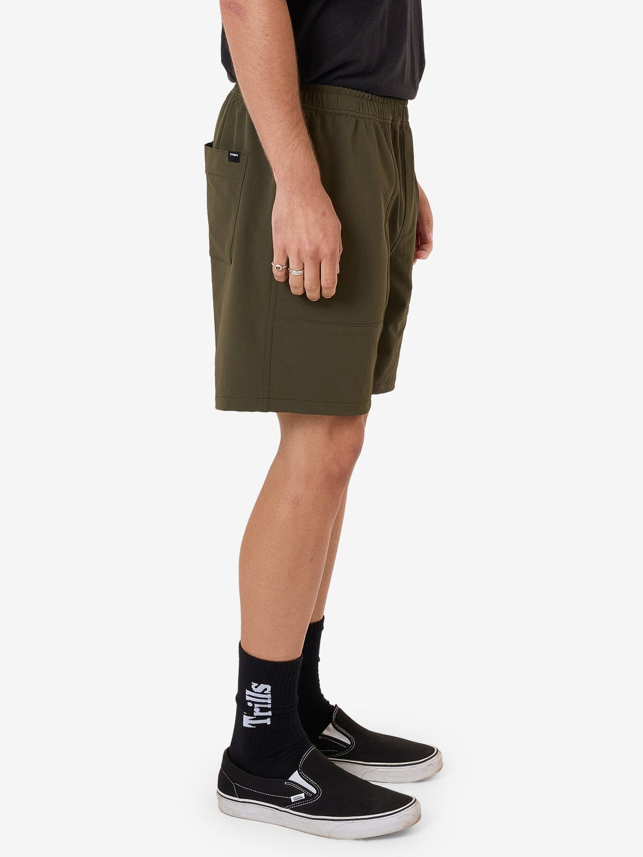 Hidden Short - Army Green