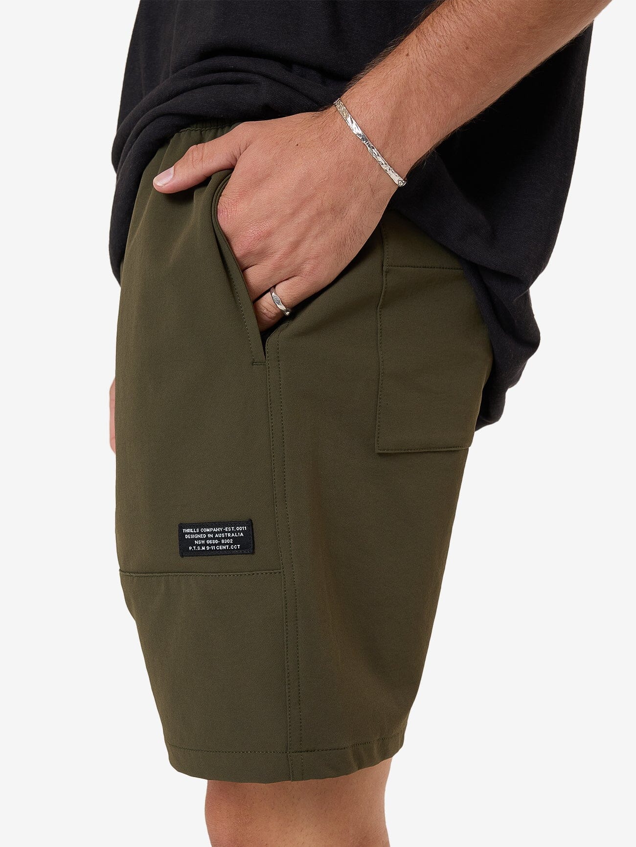 Hidden Short - Army Green