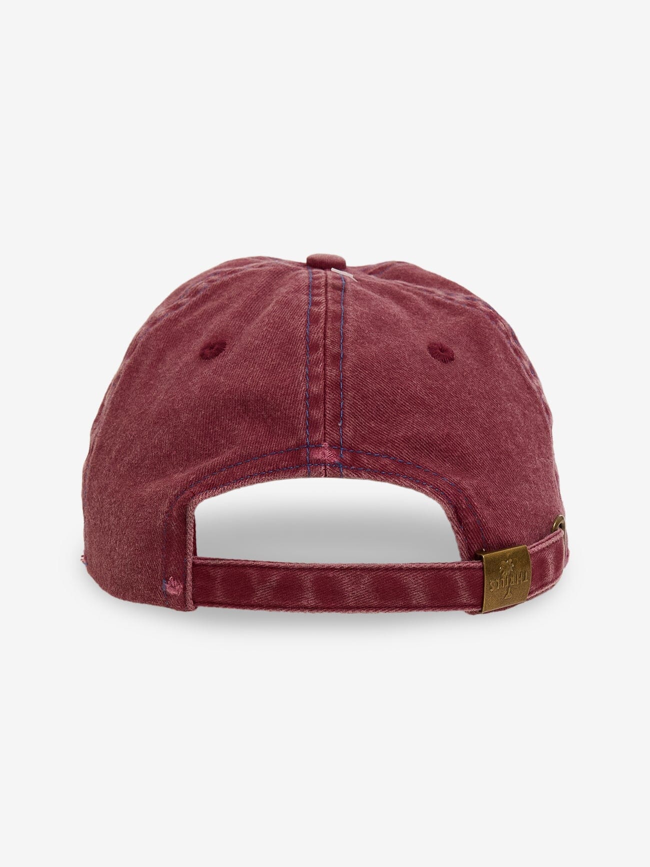 Thrills Stacked 6 Panel Cap - Washed Wine One Size