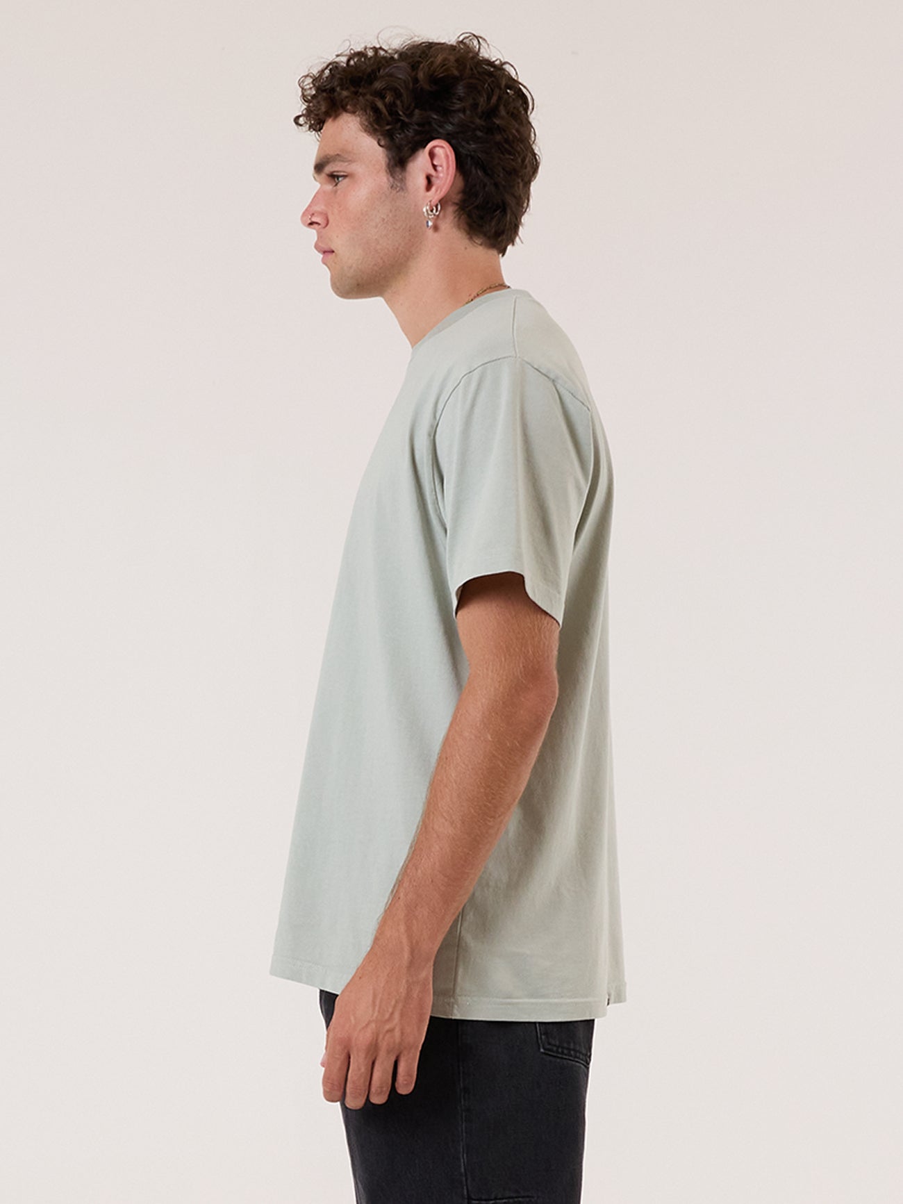 Minimal Thrills Merch Fit Tee - Sage Grey