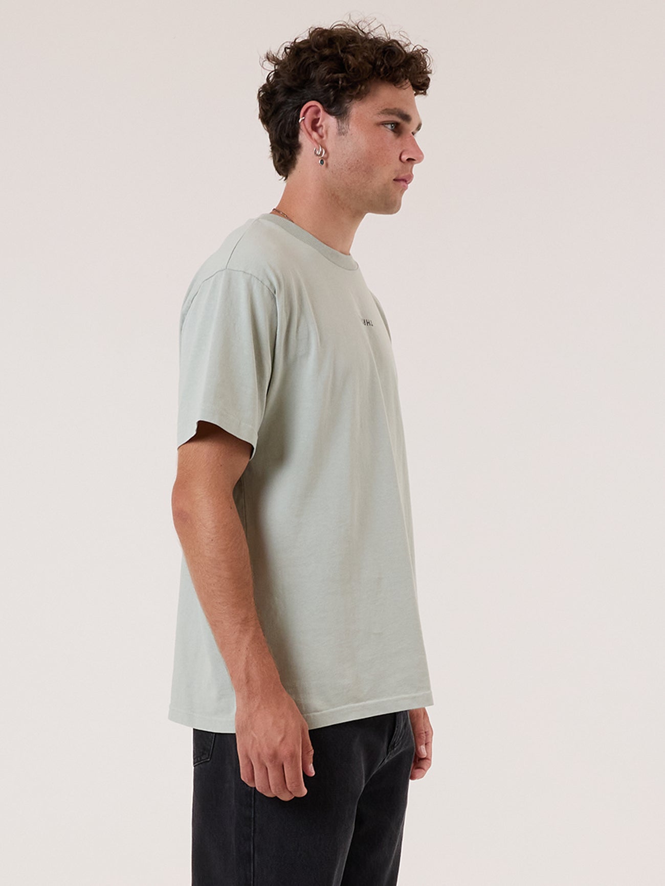 Minimal Thrills Merch Fit Tee - Sage Grey