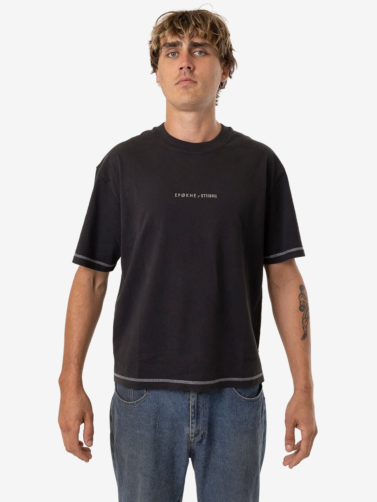 Thrills x Epokhe Scorpion Oversized Fit Tee - Black