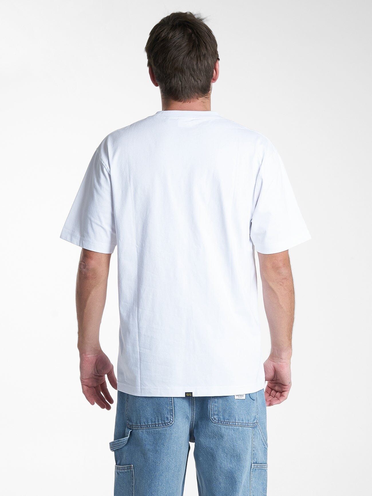 Hard Yakka X Thrills Oversize Pocket Tee - White