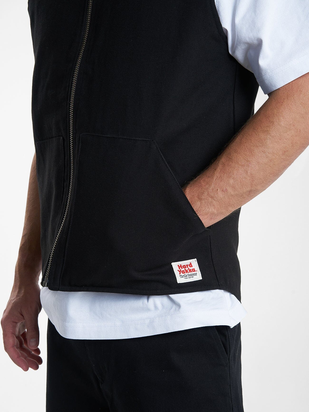 Hard Yakka X Thrills Carpenter Vest - Black