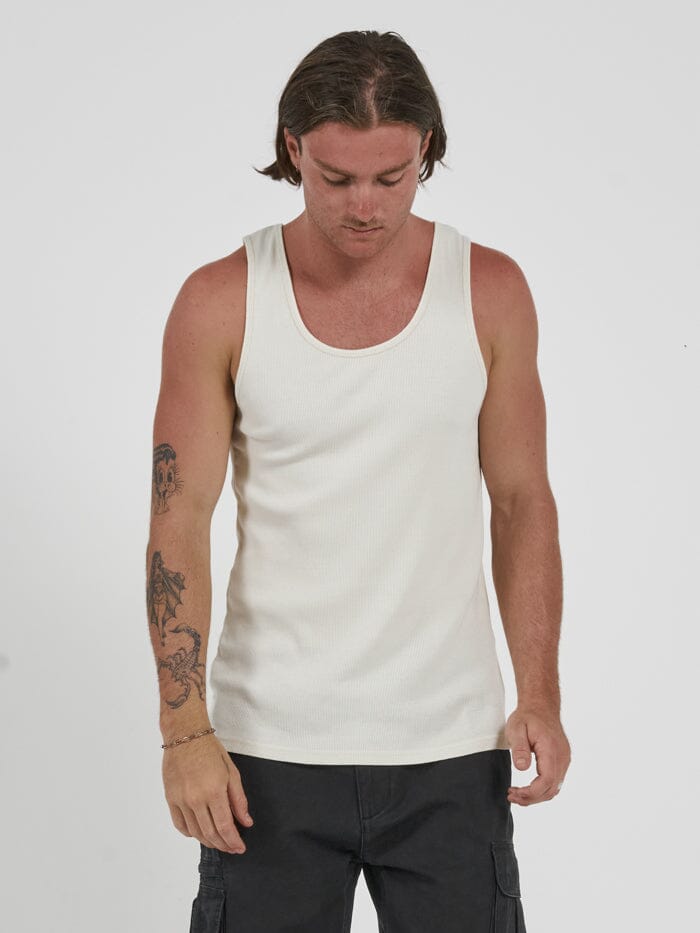 Endless Rib Tank - Heritage White