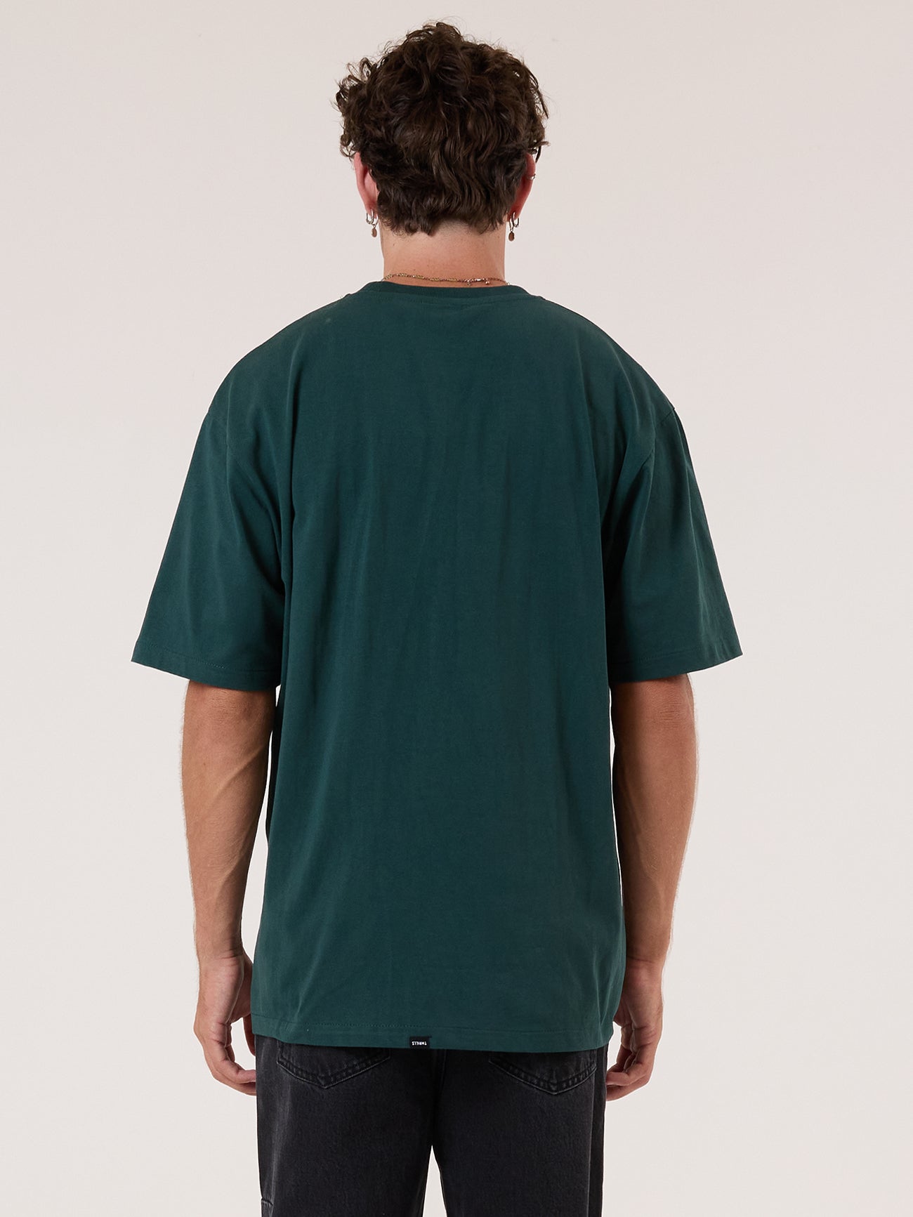 Recruit Oversized Fit Tee - Forrest Green