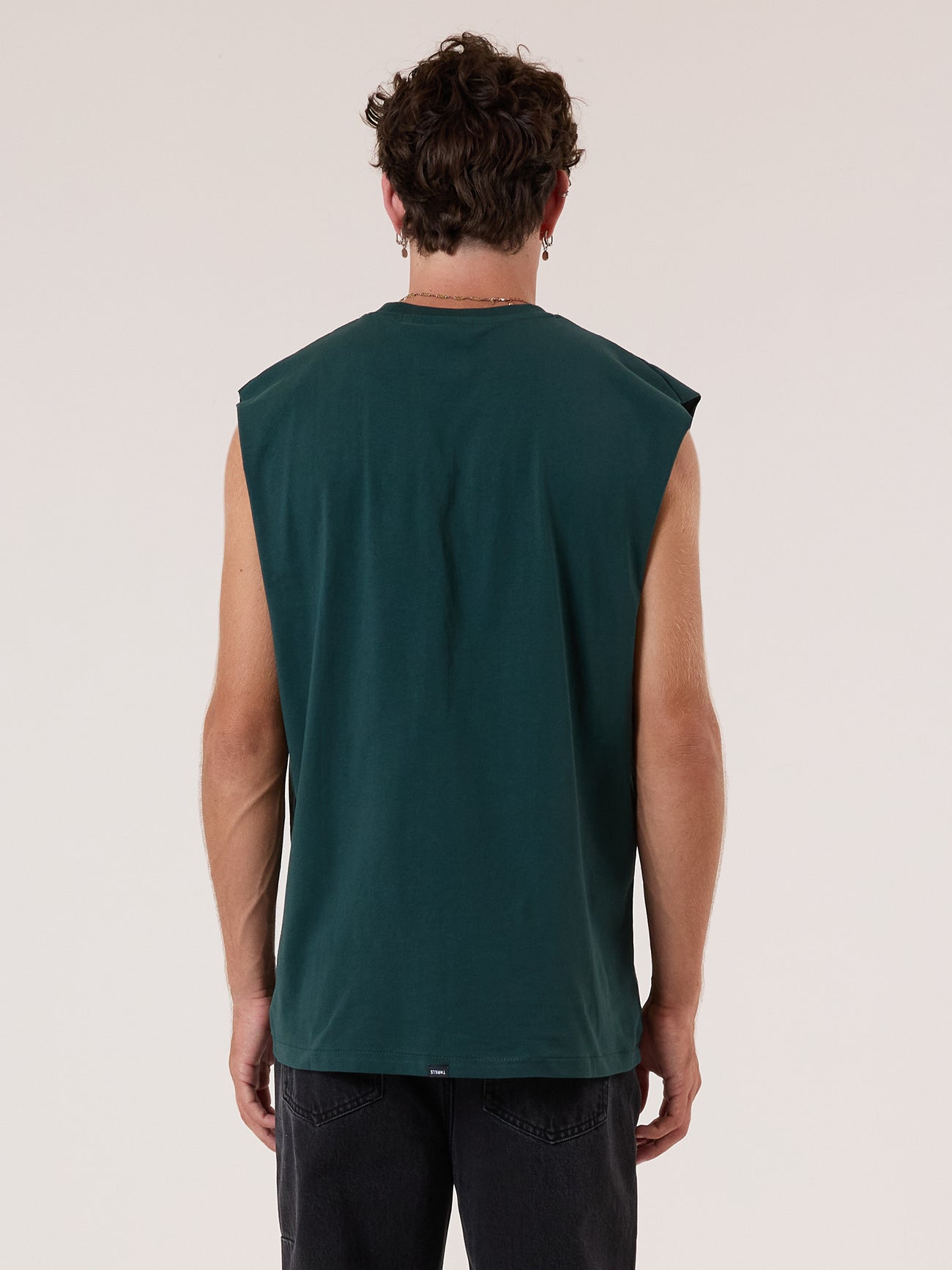 Recruit Merch Fit Muscle Tee - Forest Green