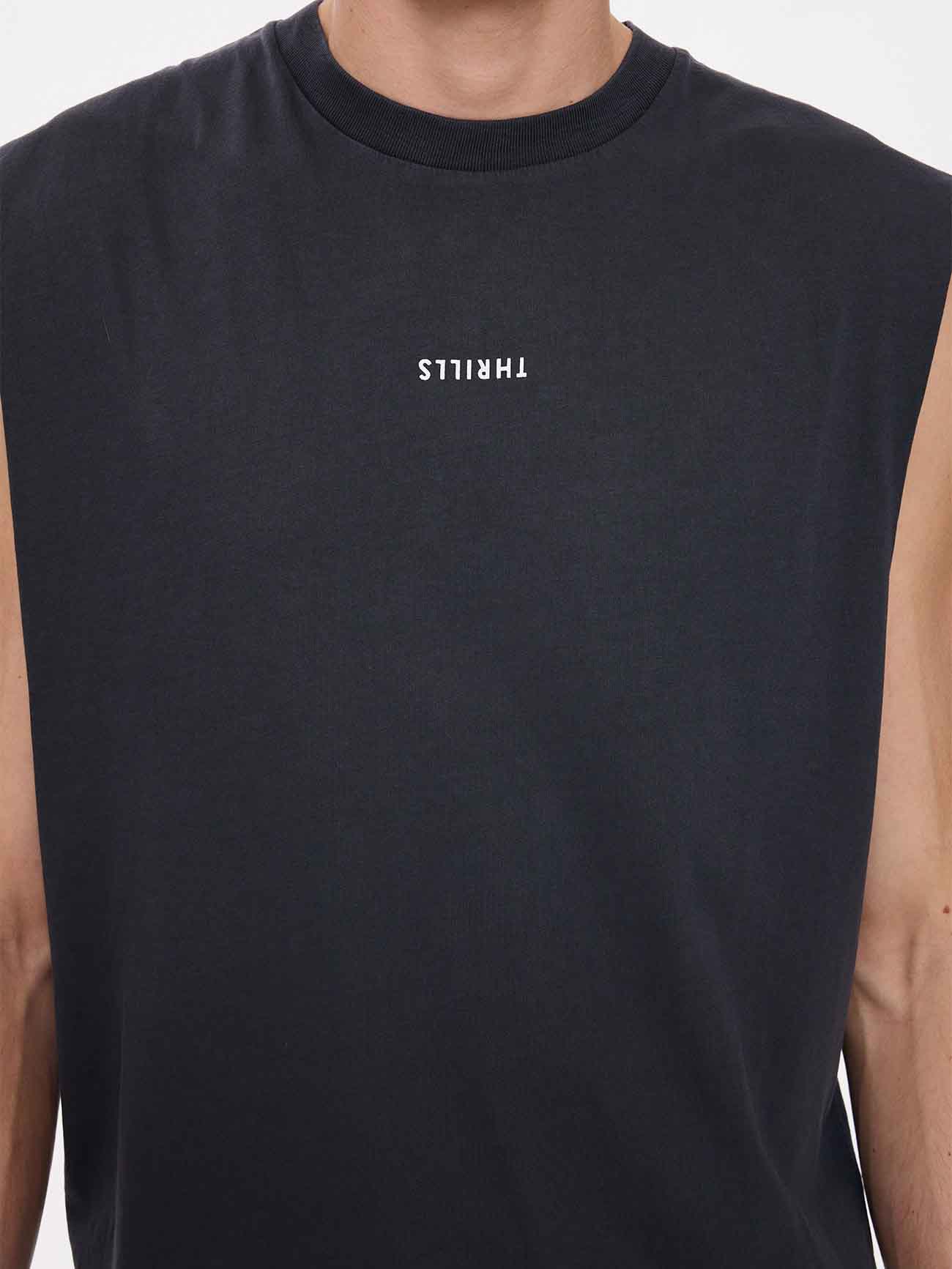 Minimal Thrills Merch Fit Muscle Tee - Slate