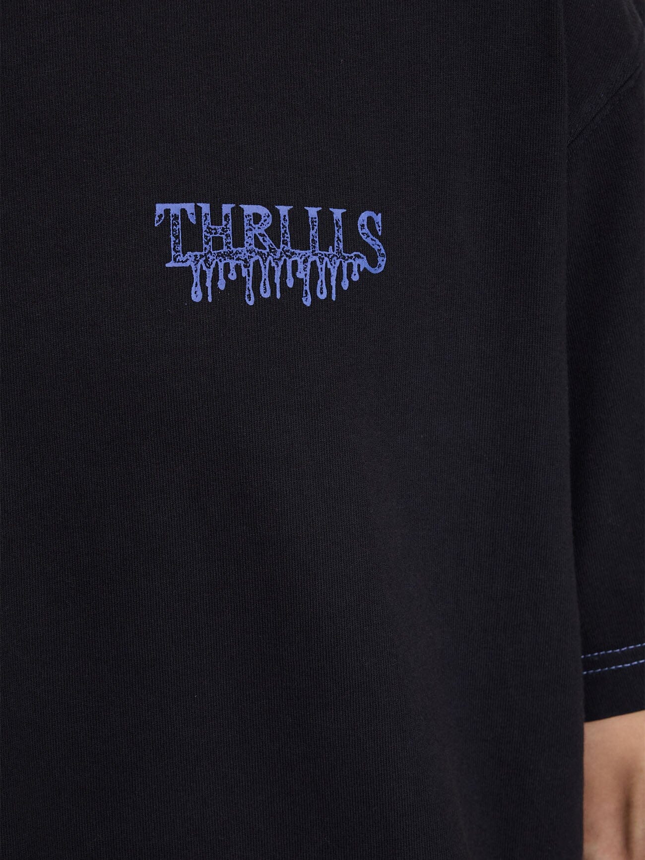 Dispatch Box Fit Cropped Tee - Dark Navy