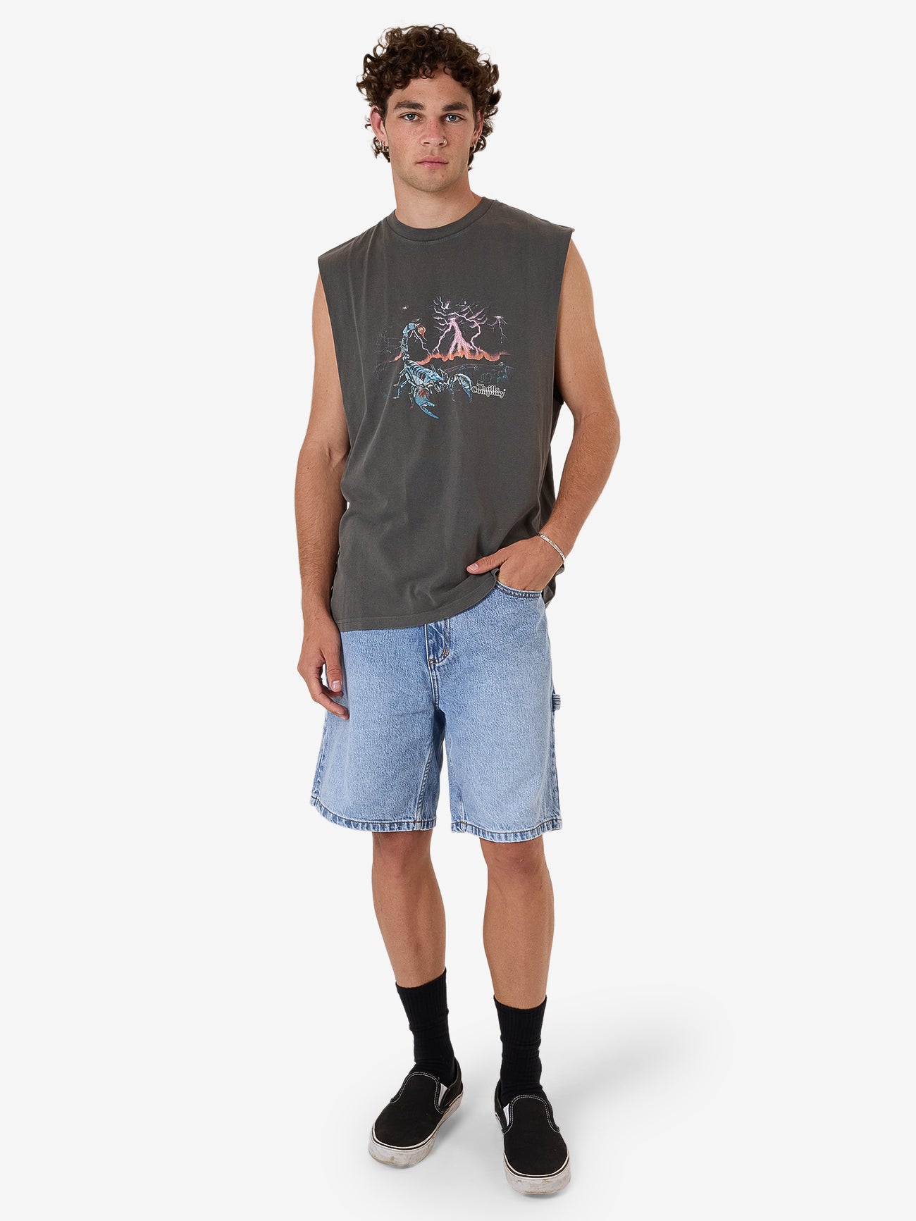 Scorpion Ridge Merch Fit Muscle Tee - Merch Black XS