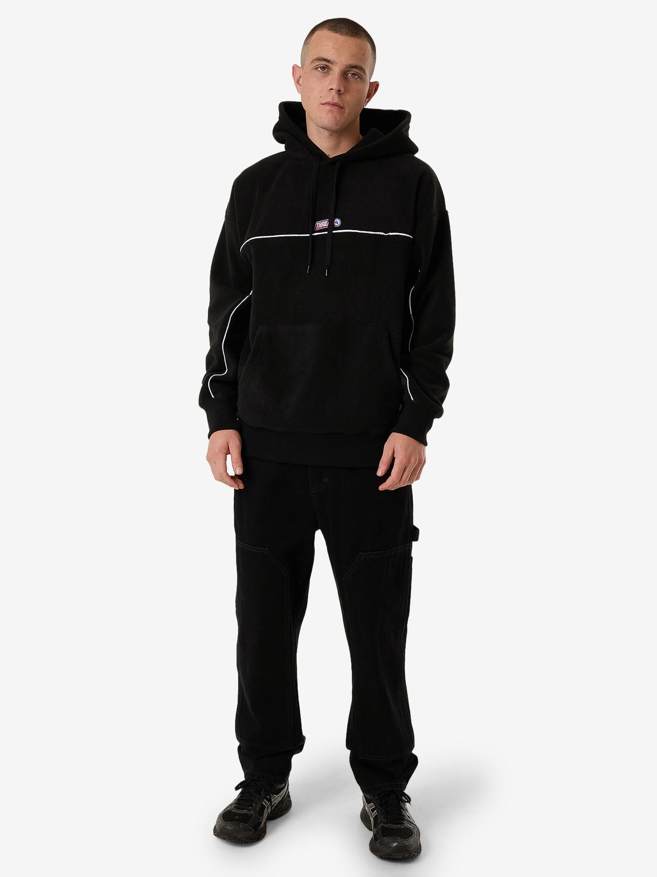 Wisdom Polar Slouch Hood - Black