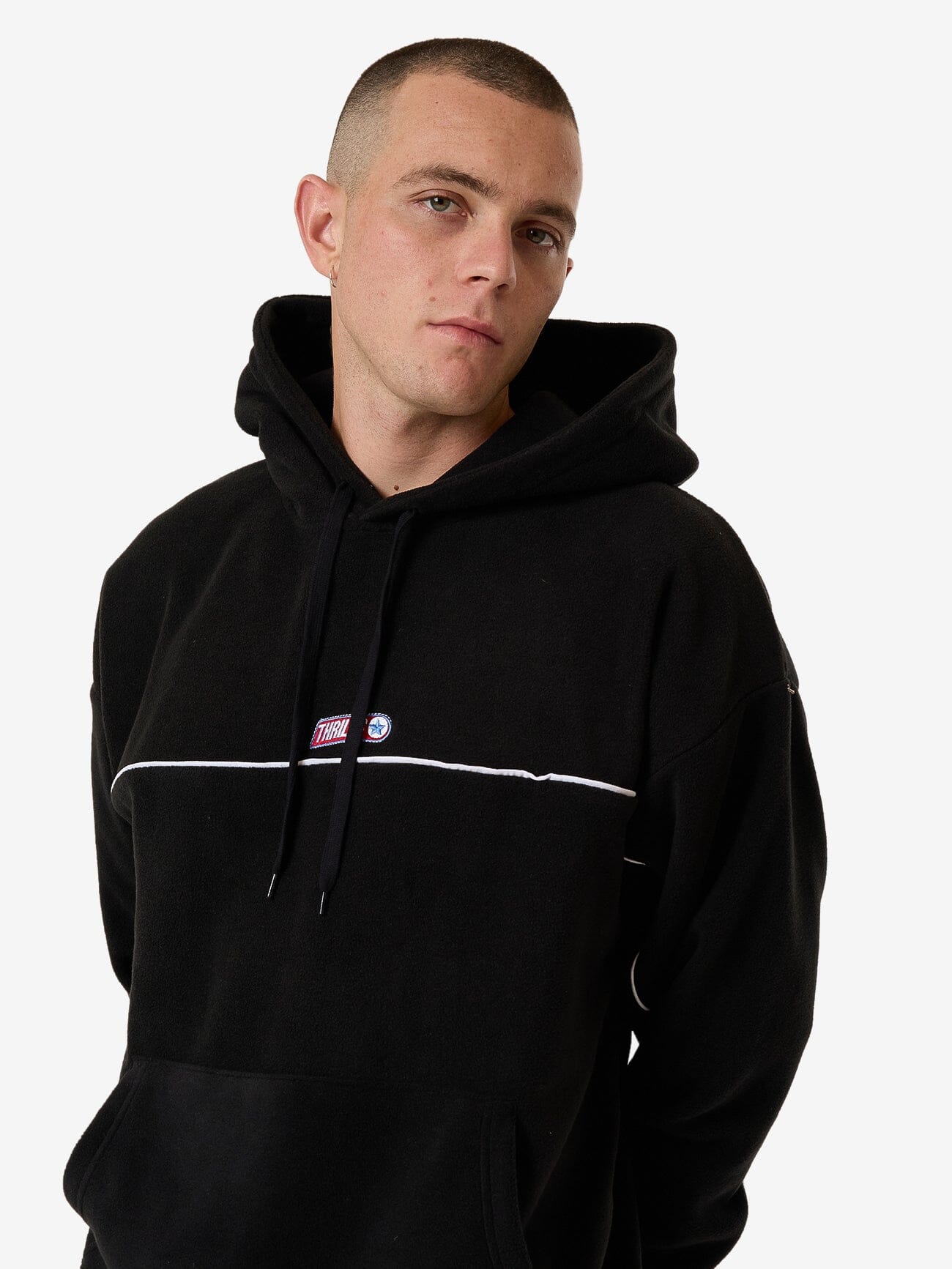 Wisdom Polar Slouch Hood - Black