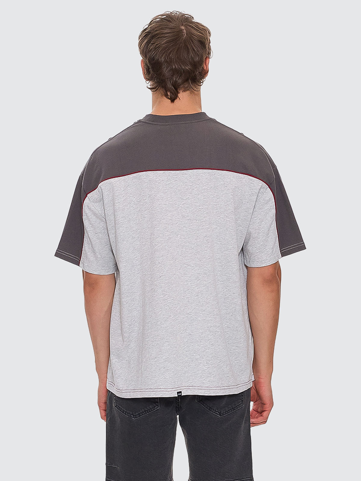 Shadowless Box Fit Oversize Tee - Snow Marle XS