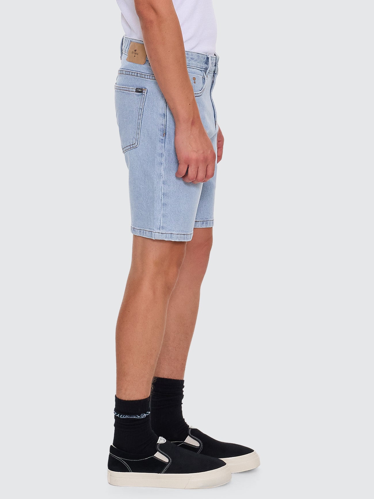 Bones Hemmed Denim Short - Dusk 26