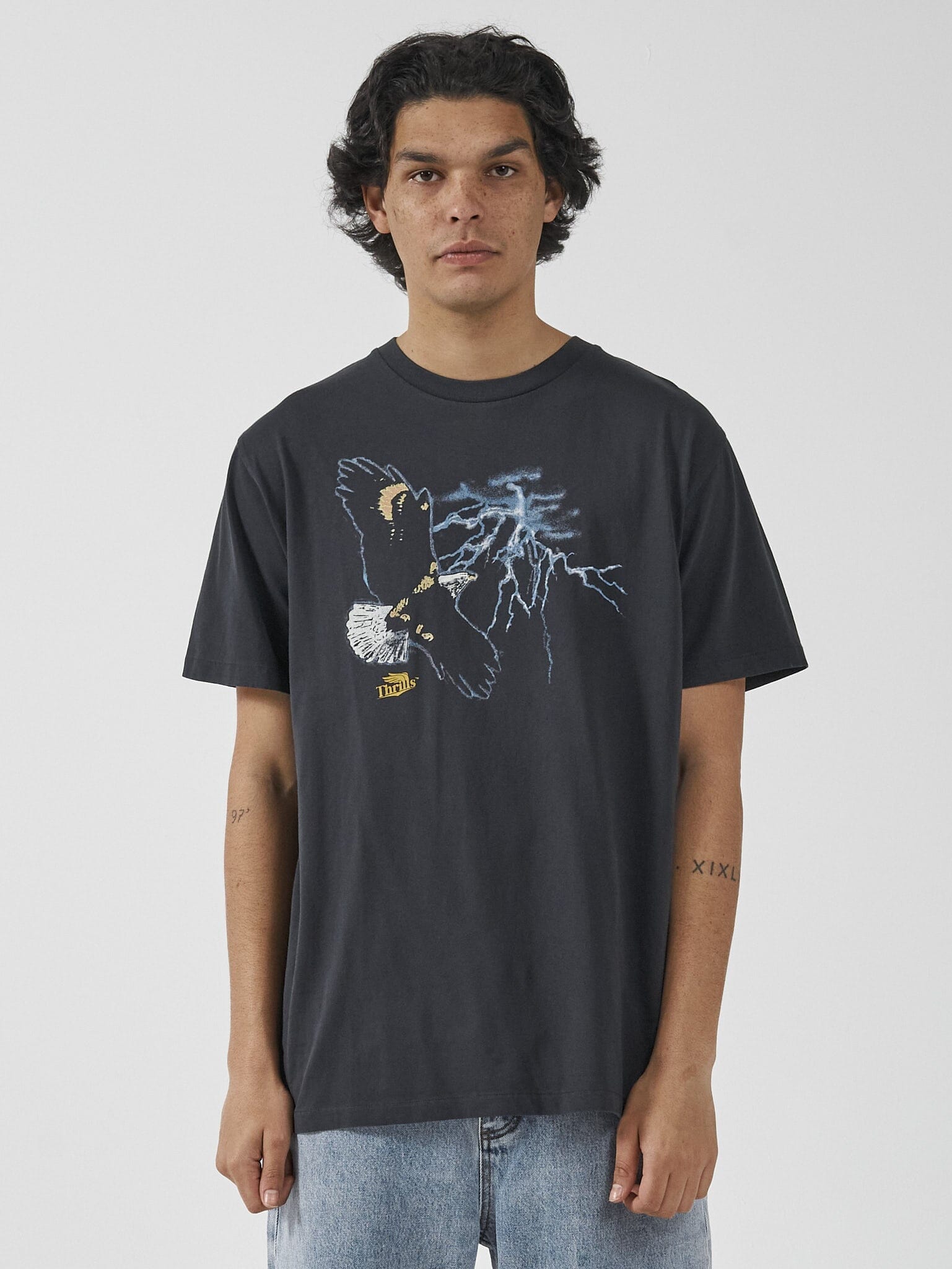 Thrills High Life Merch Fit Tee - Twilight Black