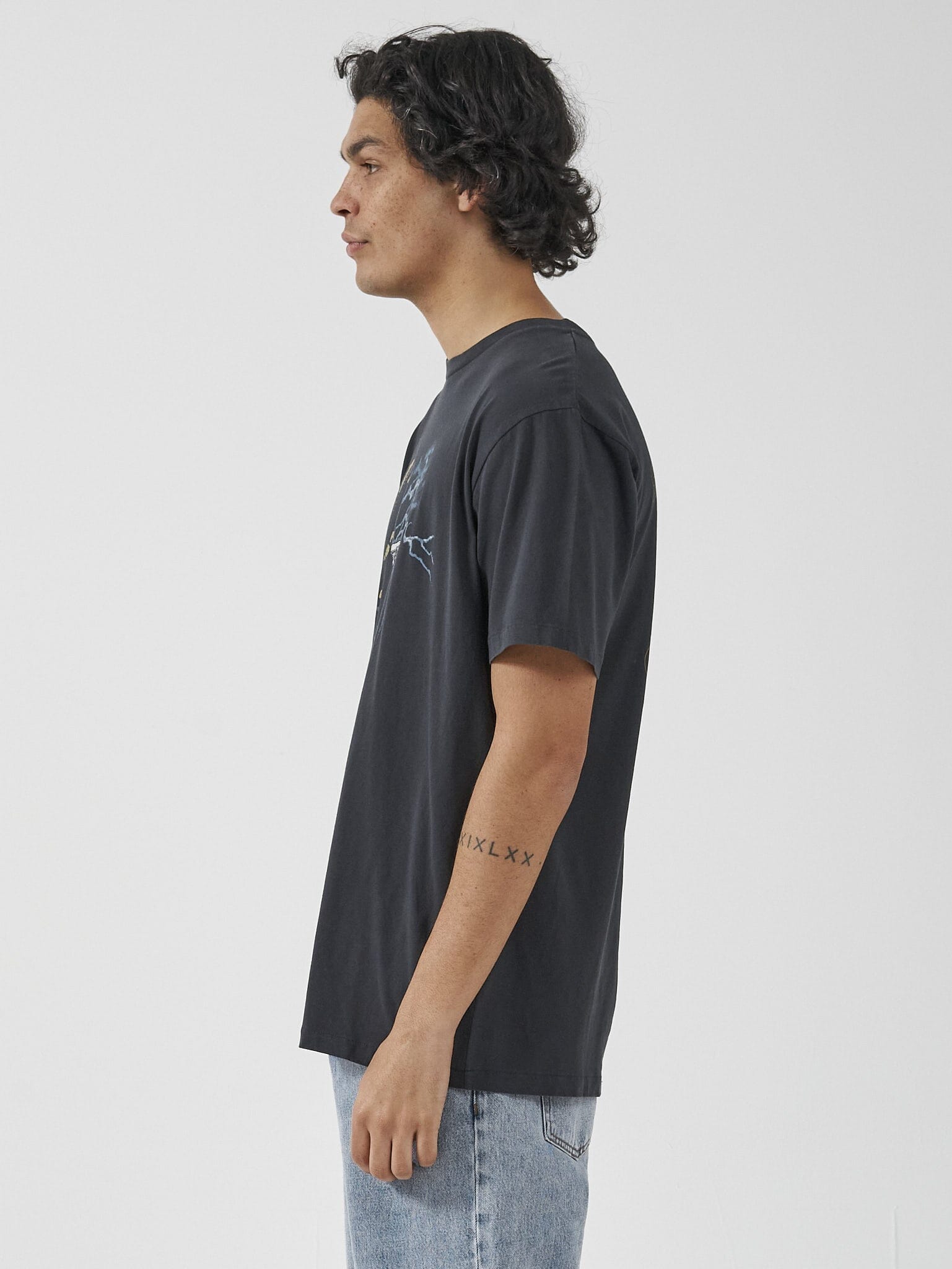 Thrills High Life Merch Fit Tee - Twilight Black