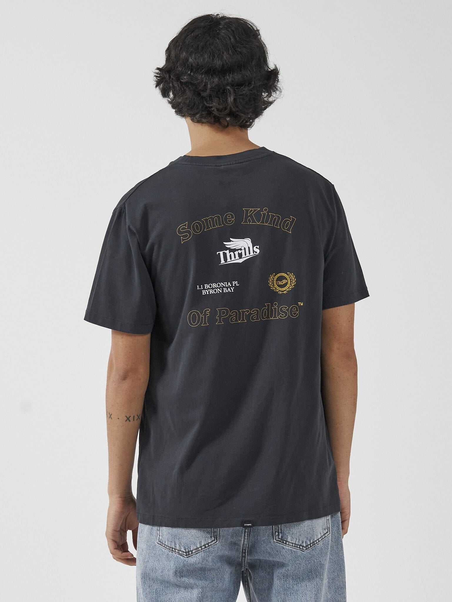 Thrills High Life Merch Fit Tee - Twilight Black